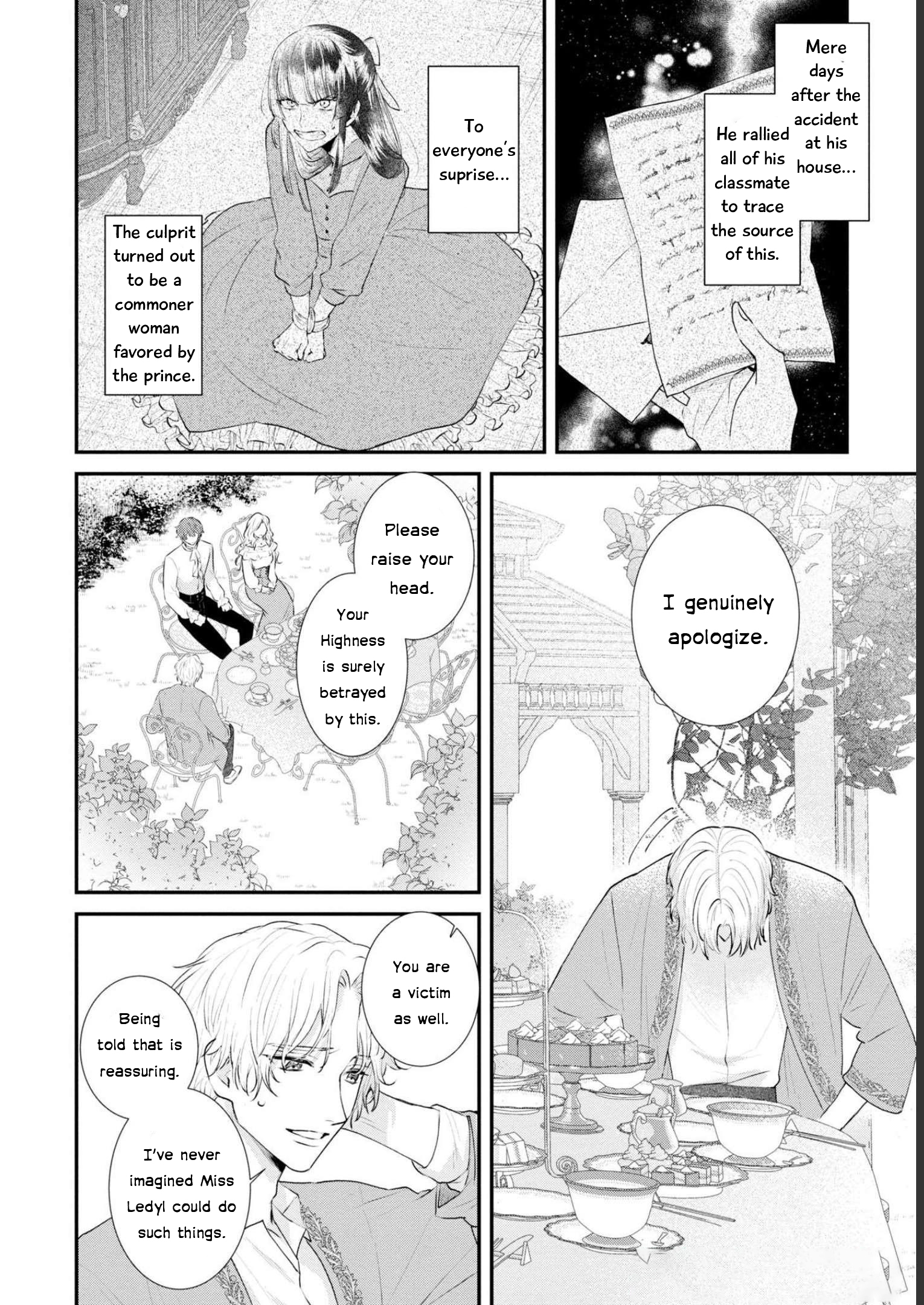 Halaman dari Though I May Be a Villainess, I'll Show You I Can Obtain Happiness! Chapter 4