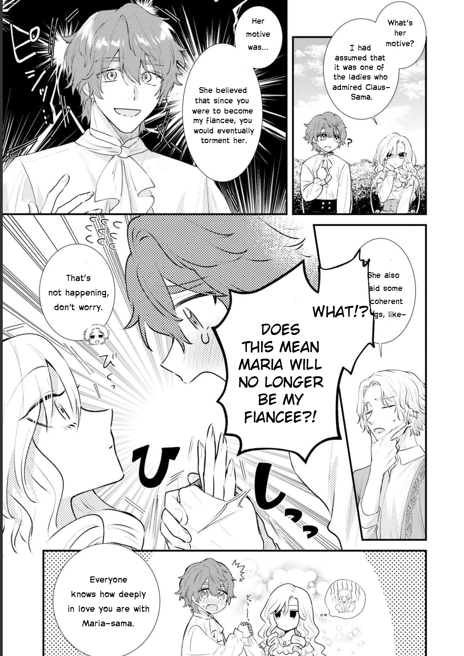 Halaman dari Though I May Be a Villainess, I'll Show You I Can Obtain Happiness! Chapter 4