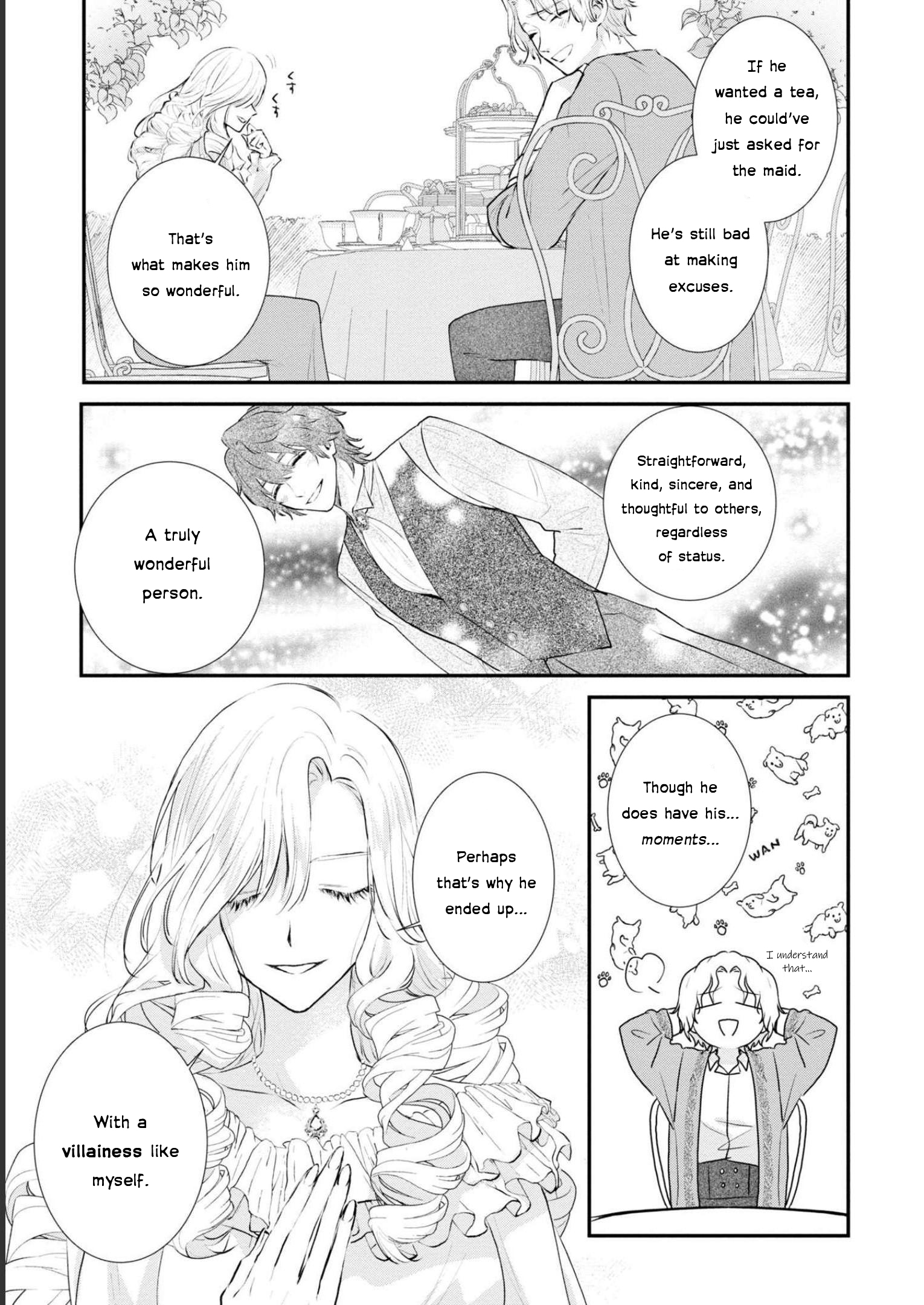 Halaman dari Though I May Be a Villainess, I'll Show You I Can Obtain Happiness! Chapter 4