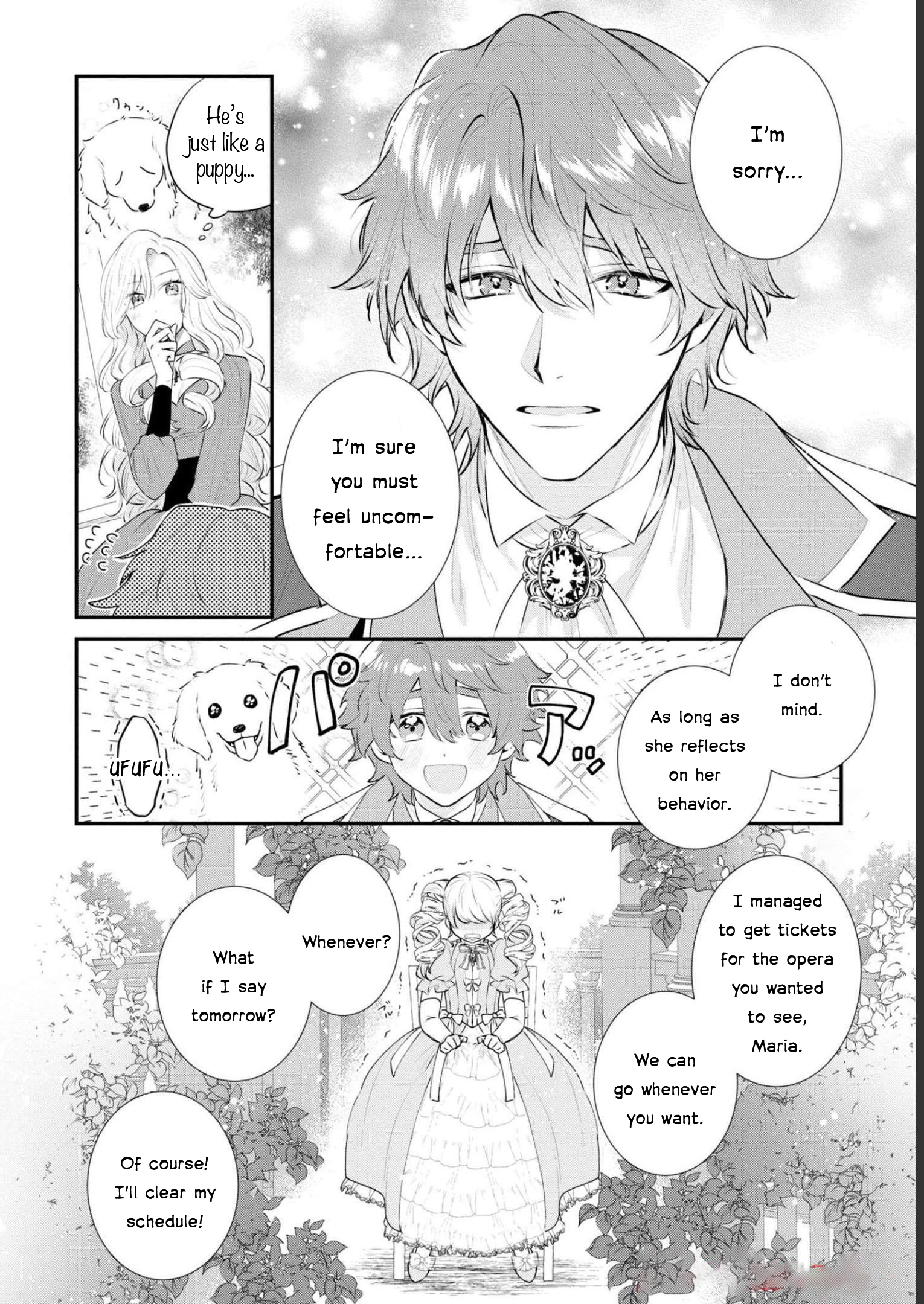 Halaman dari Though I May Be a Villainess, I'll Show You I Can Obtain Happiness! Chapter 4