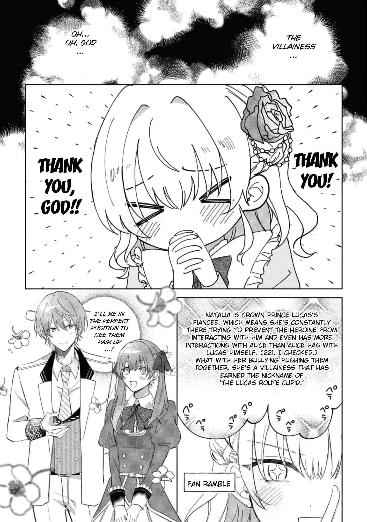 Halaman dari Though I May Be a Villainess, I'll Show You I Can Obtain Happiness! Chapter 1