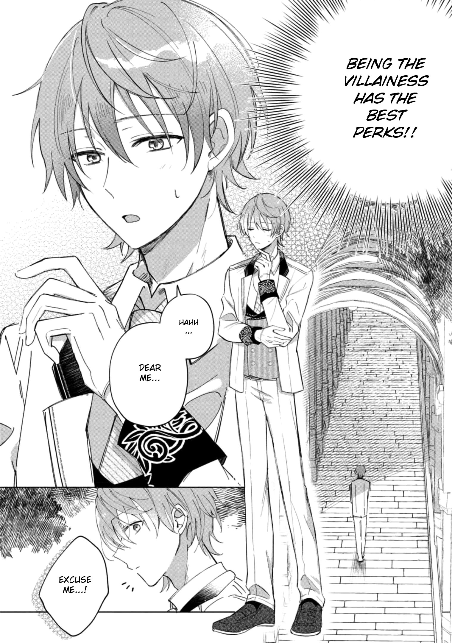 Halaman dari Though I May Be a Villainess, I'll Show You I Can Obtain Happiness! Chapter 1