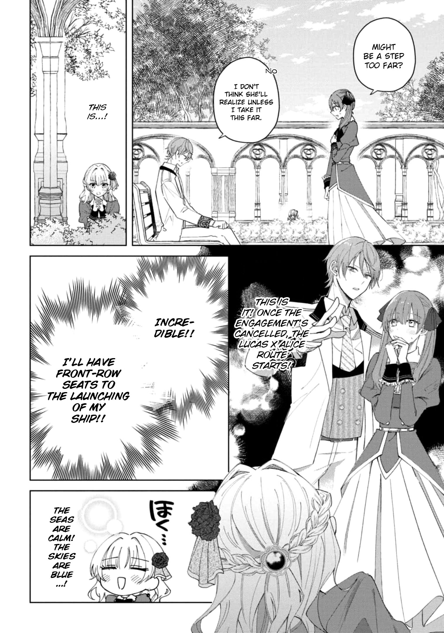 Halaman dari Though I May Be a Villainess, I'll Show You I Can Obtain Happiness! Chapter 1