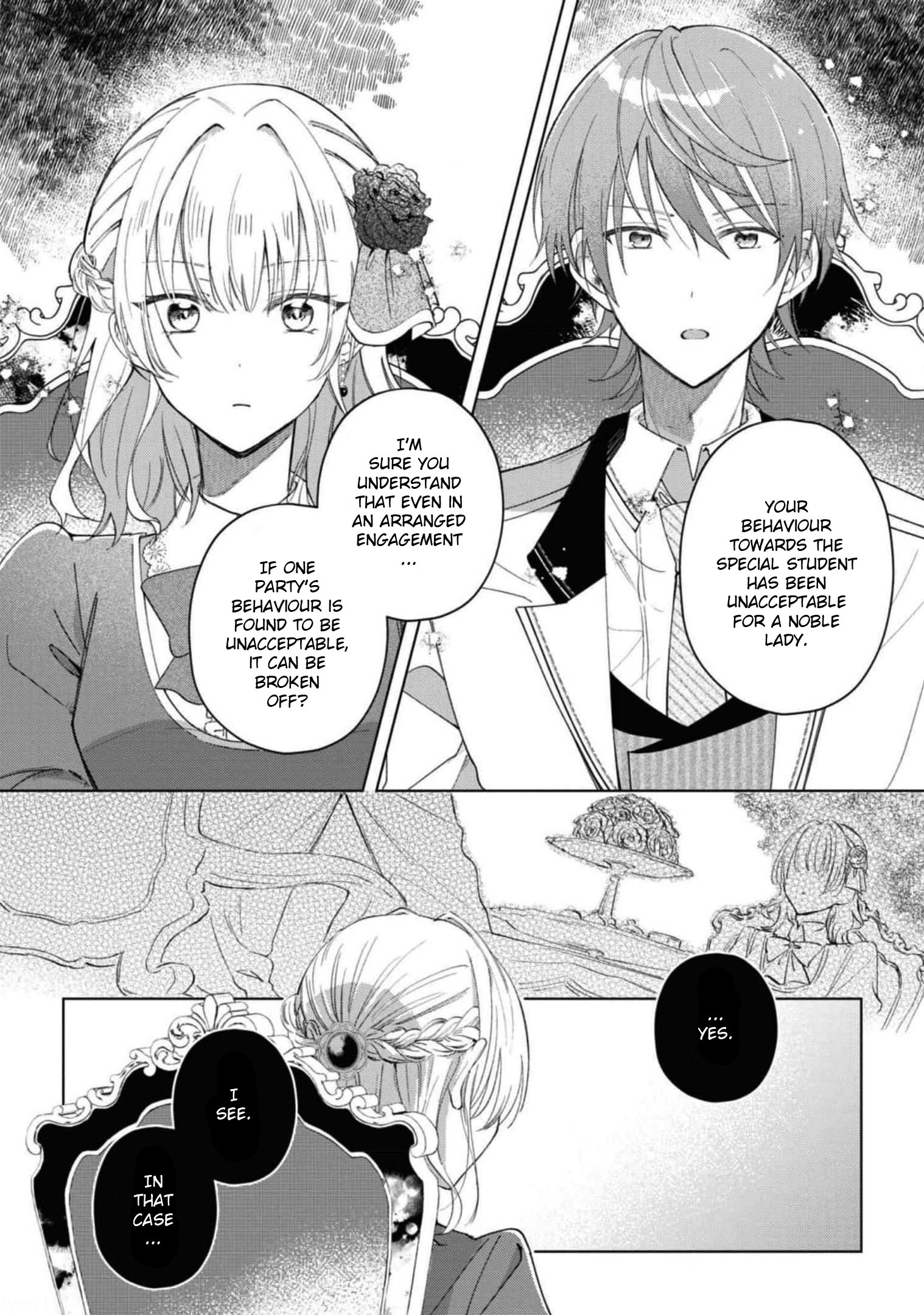 Halaman dari Though I May Be a Villainess, I'll Show You I Can Obtain Happiness! Chapter 1