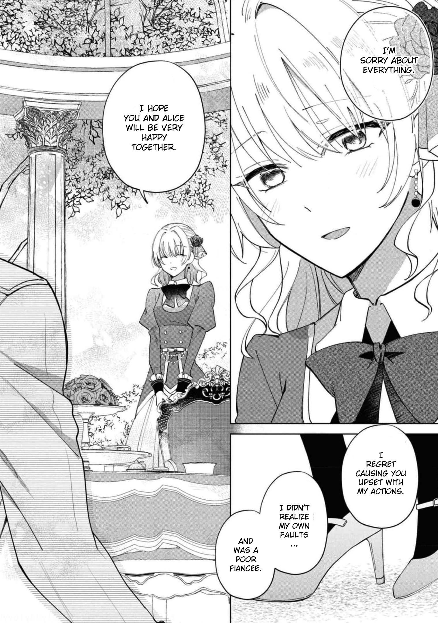 Halaman dari Though I May Be a Villainess, I'll Show You I Can Obtain Happiness! Chapter 1