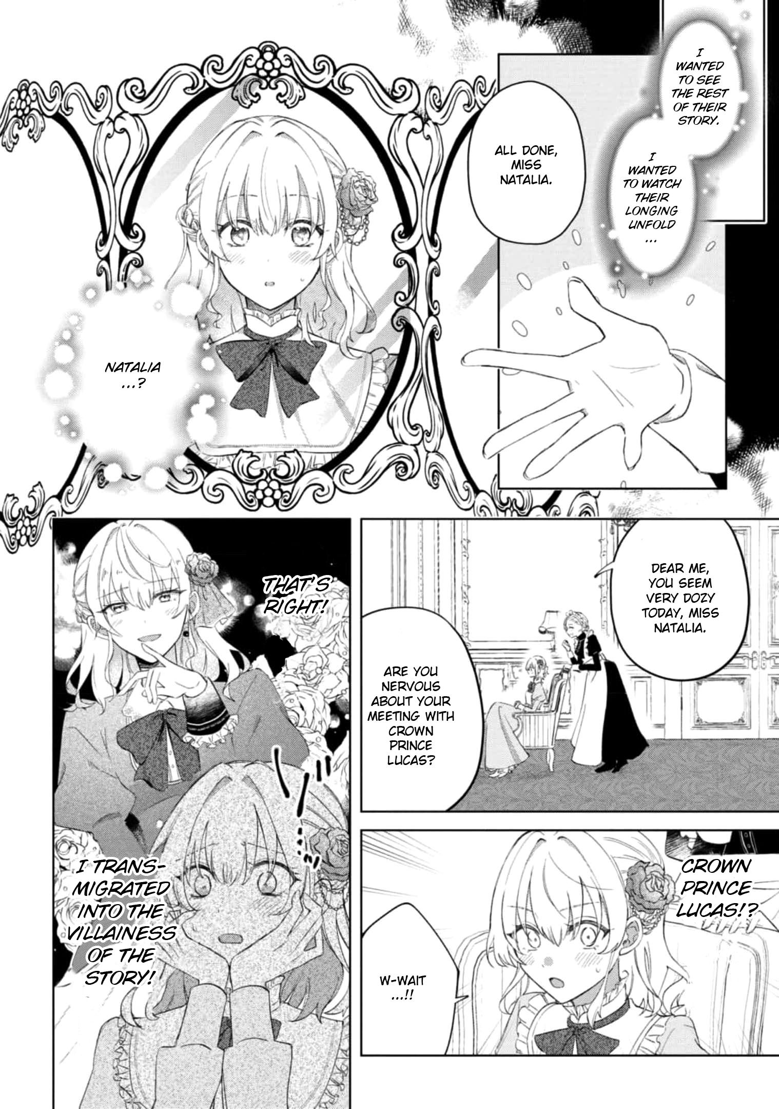 Halaman dari Though I May Be a Villainess, I'll Show You I Can Obtain Happiness! Chapter 1