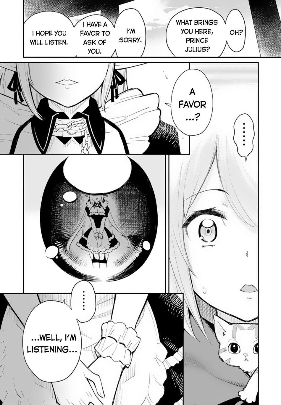 Halaman dari S-Rank Monster no "Behemoth" Dakedo, Neko to Machigawarete Elf Musume no Pet to Shite Kurashitemasu Chapter 45