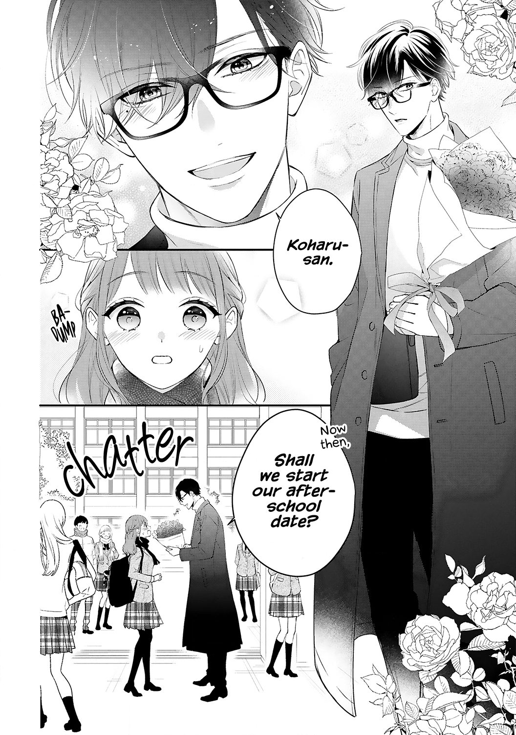 Halaman dari Kurosaki-san no Ichizuna Ai ga Tomaranai Chapter 8