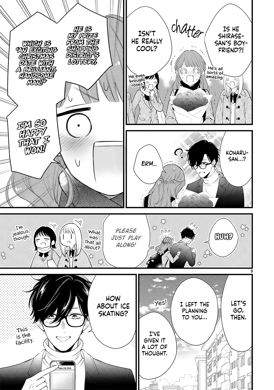 Halaman dari Kurosaki-san no Ichizuna Ai ga Tomaranai Chapter 8