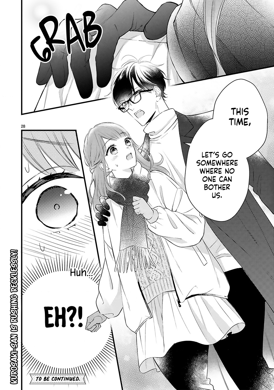 Halaman dari Kurosaki-san no Ichizuna Ai ga Tomaranai Chapter 8