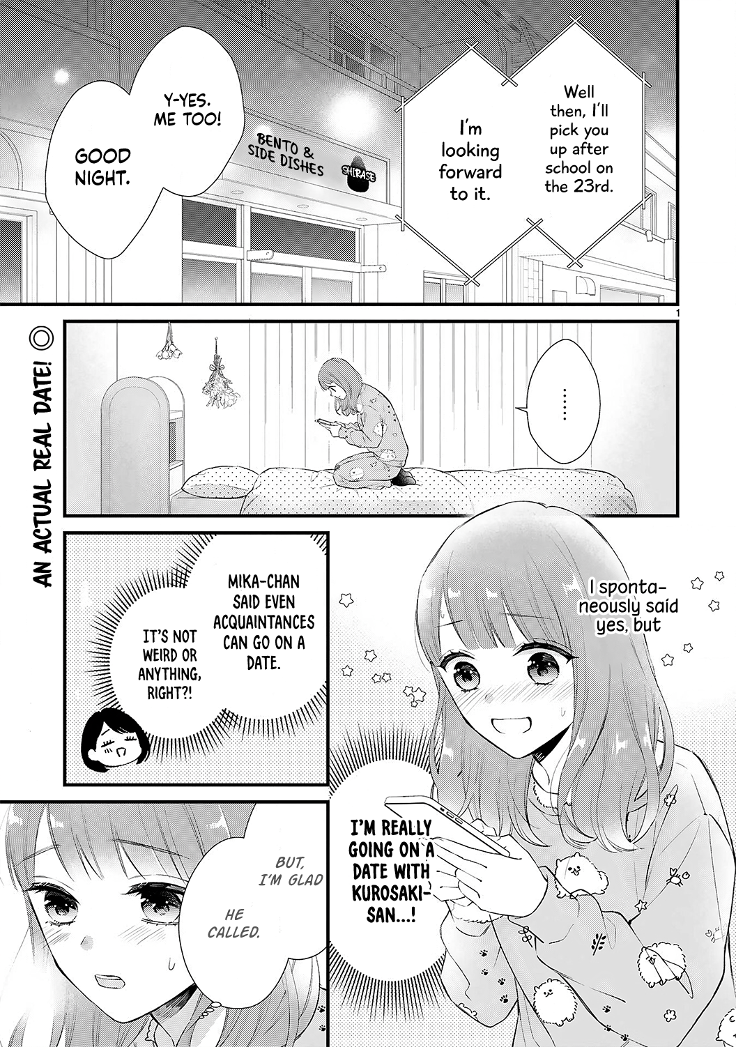 Halaman dari Kurosaki-san no Ichizuna Ai ga Tomaranai Chapter 8