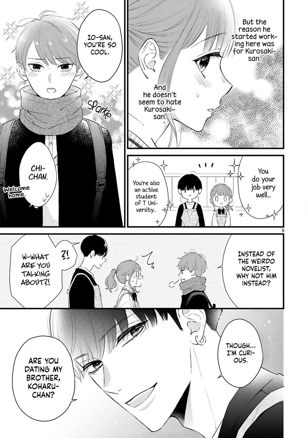 Halaman dari Kurosaki-san no Ichizuna Ai ga Tomaranai Chapter 8