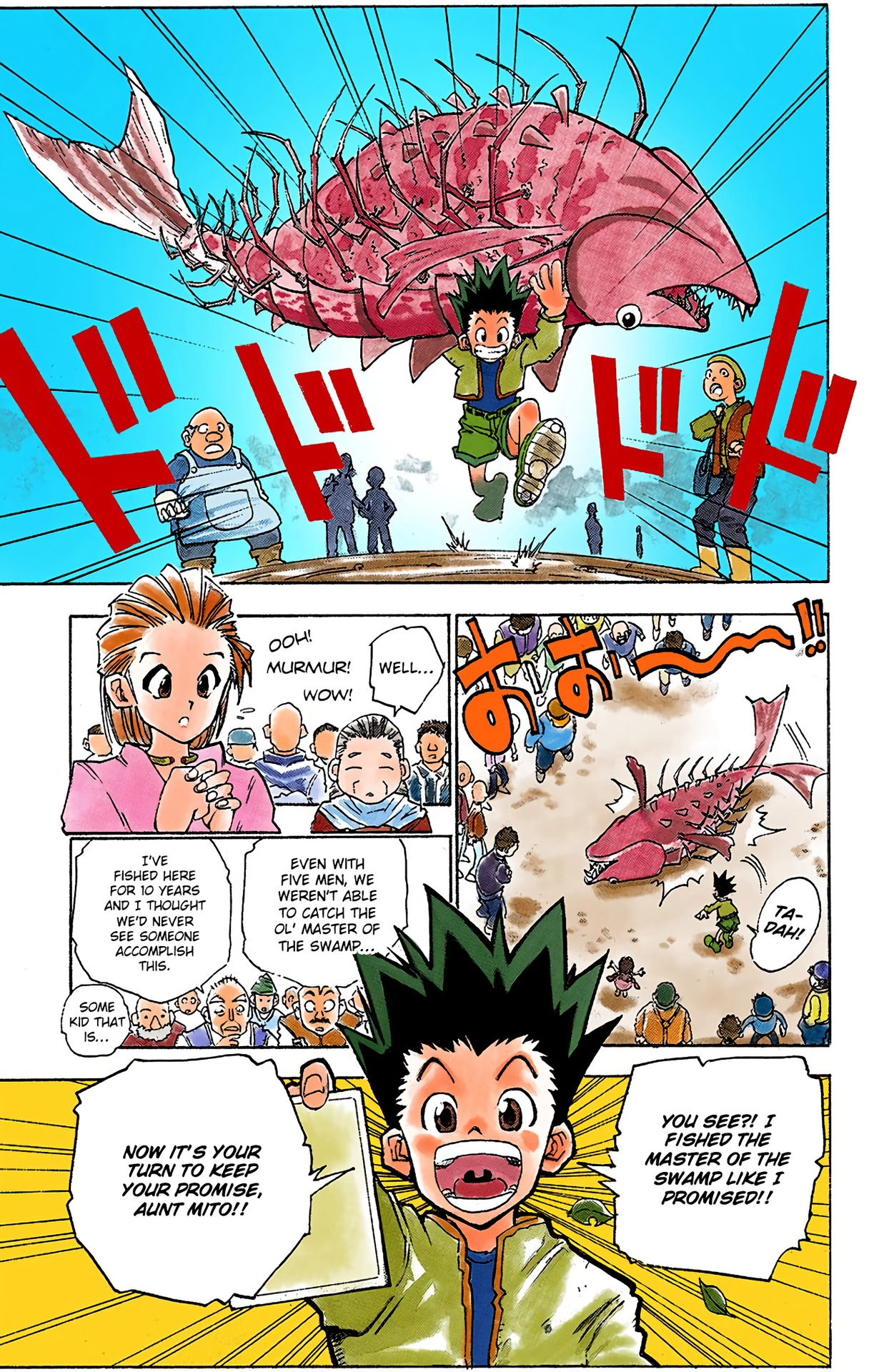 Halaman dari HUNTER x HUNTER (Official Colored) Chapter 1