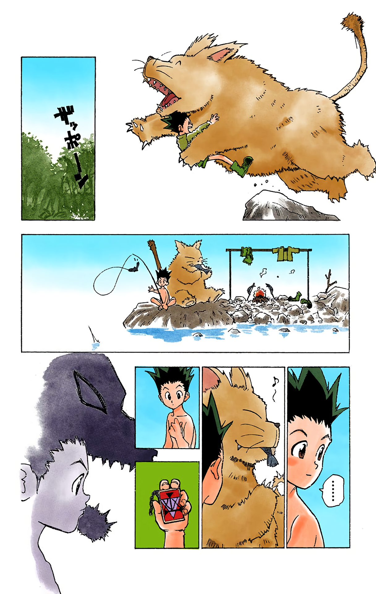 Halaman dari HUNTER x HUNTER (Official Colored) Chapter 1