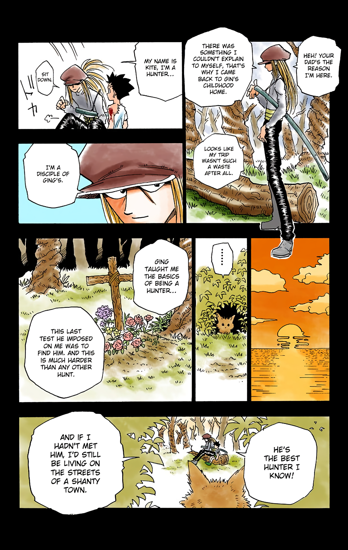 Halaman dari HUNTER x HUNTER (Official Colored) Chapter 1