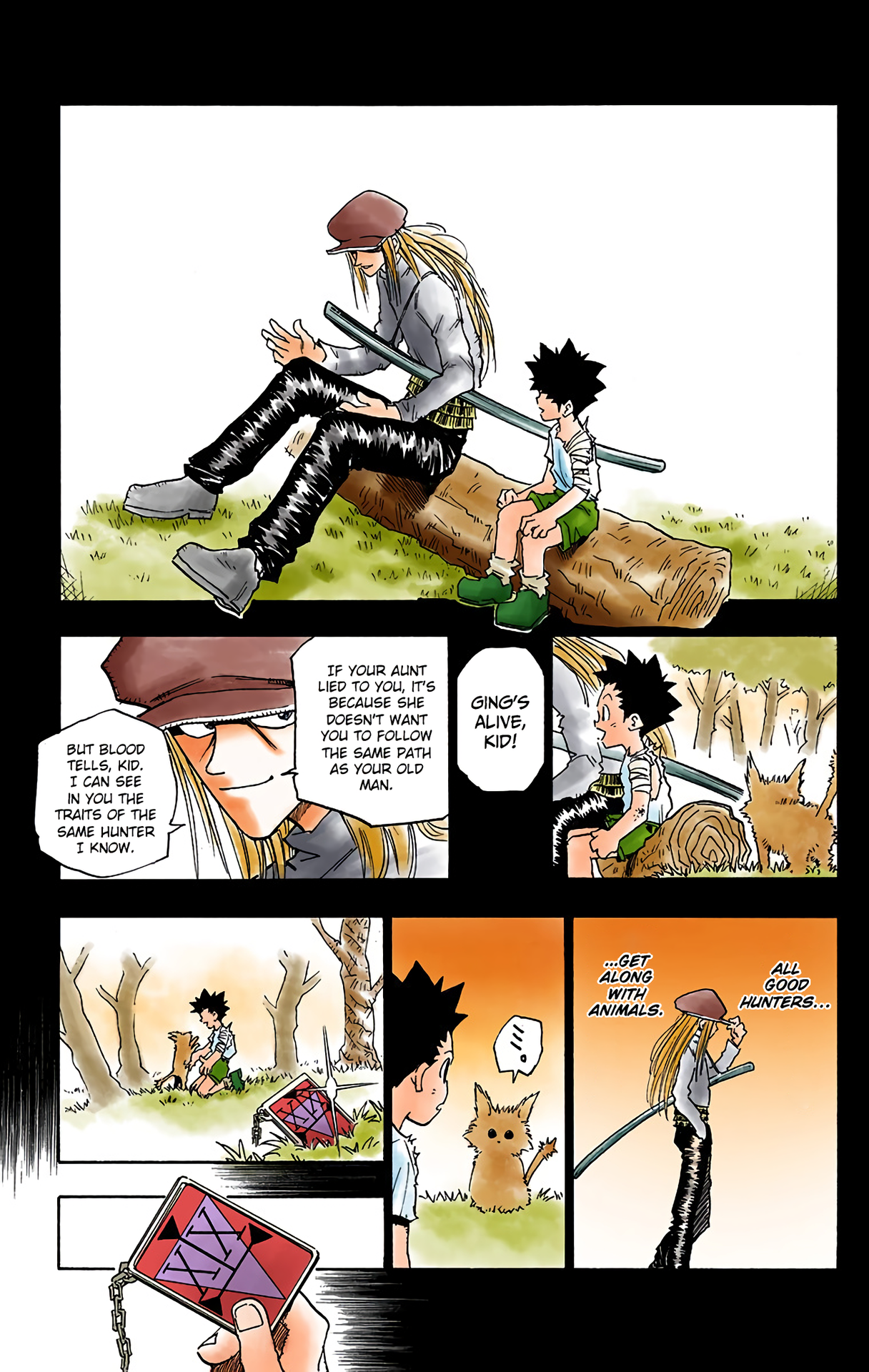 Halaman dari HUNTER x HUNTER (Official Colored) Chapter 1