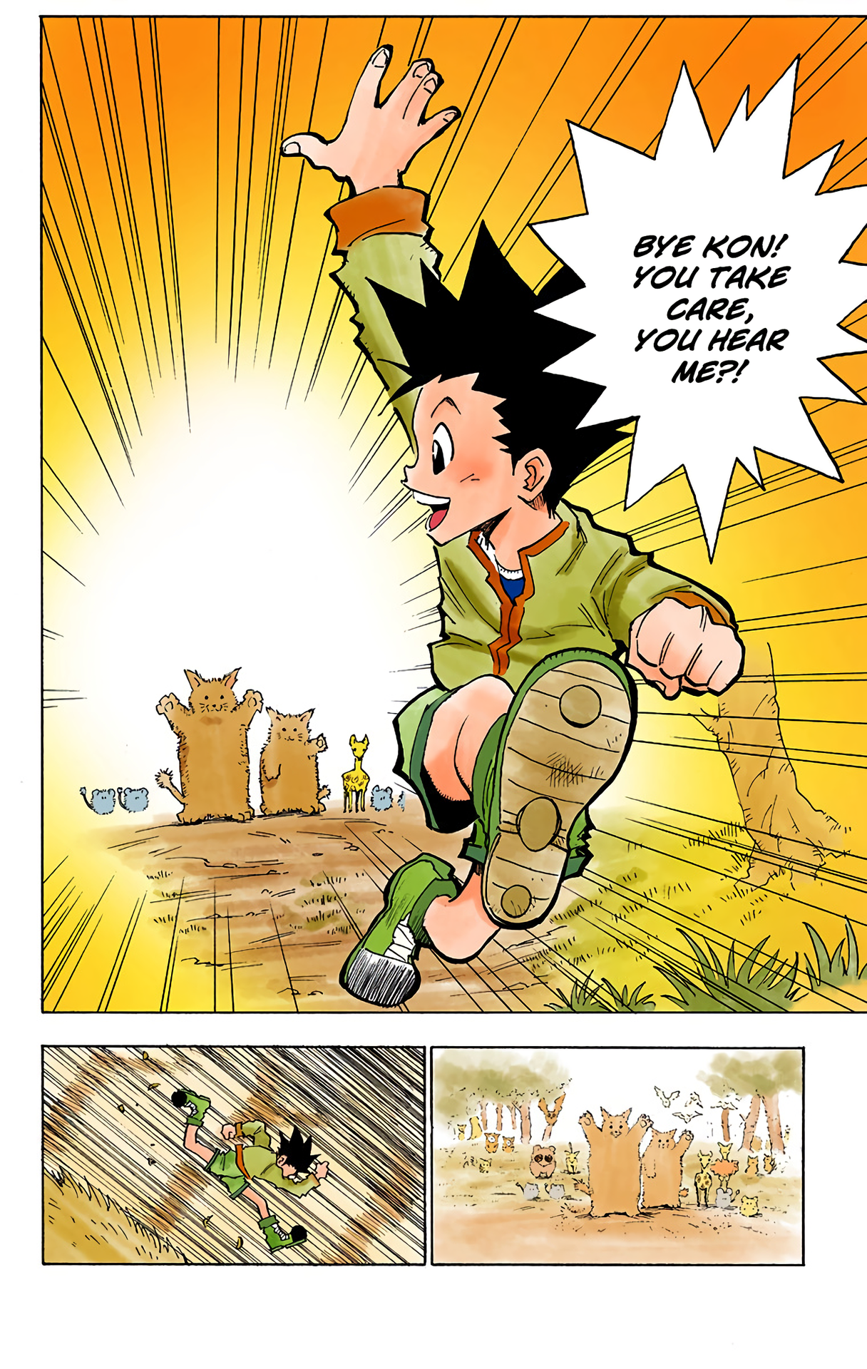 Halaman dari HUNTER x HUNTER (Official Colored) Chapter 1
