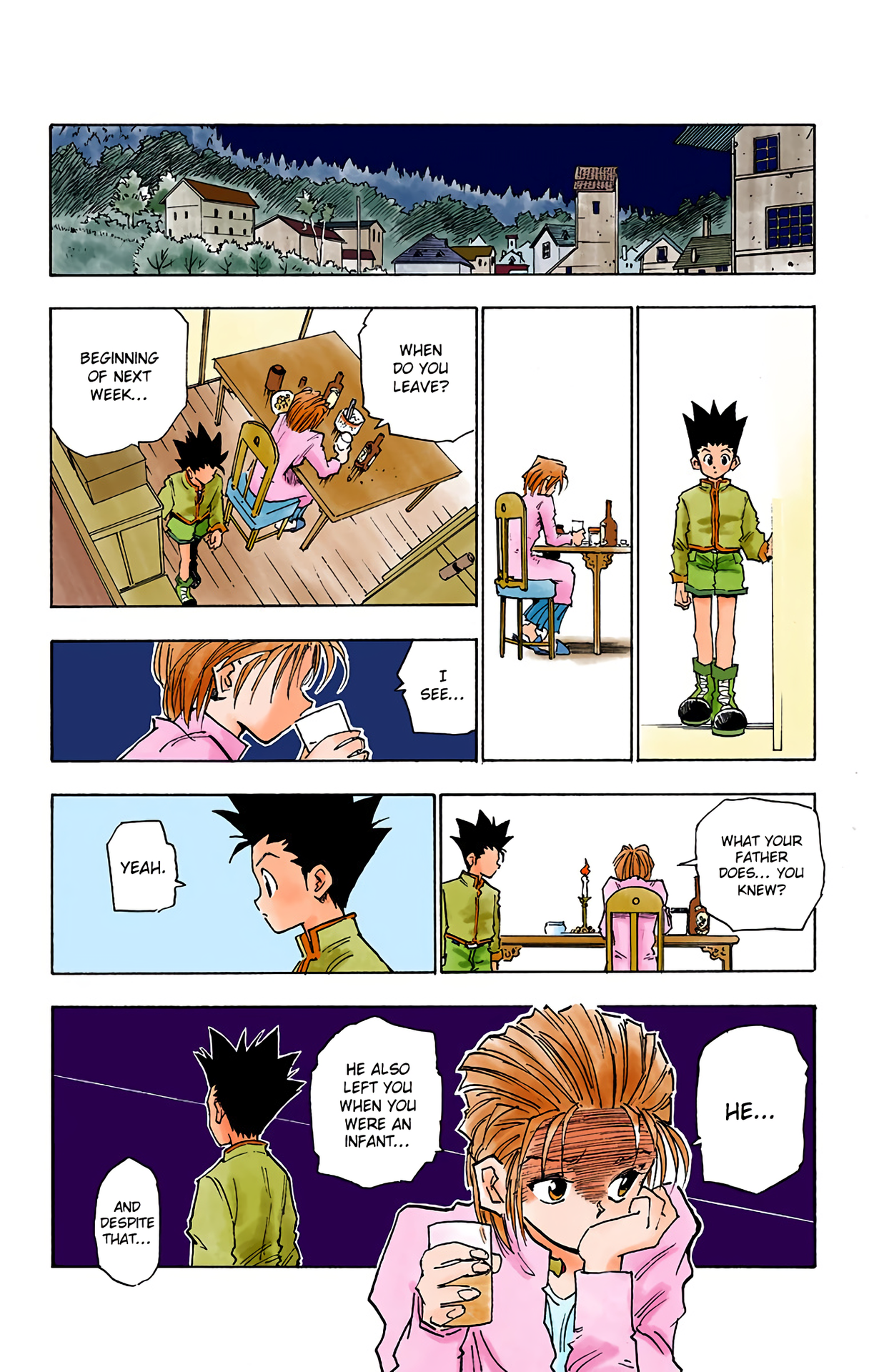 Halaman dari HUNTER x HUNTER (Official Colored) Chapter 1
