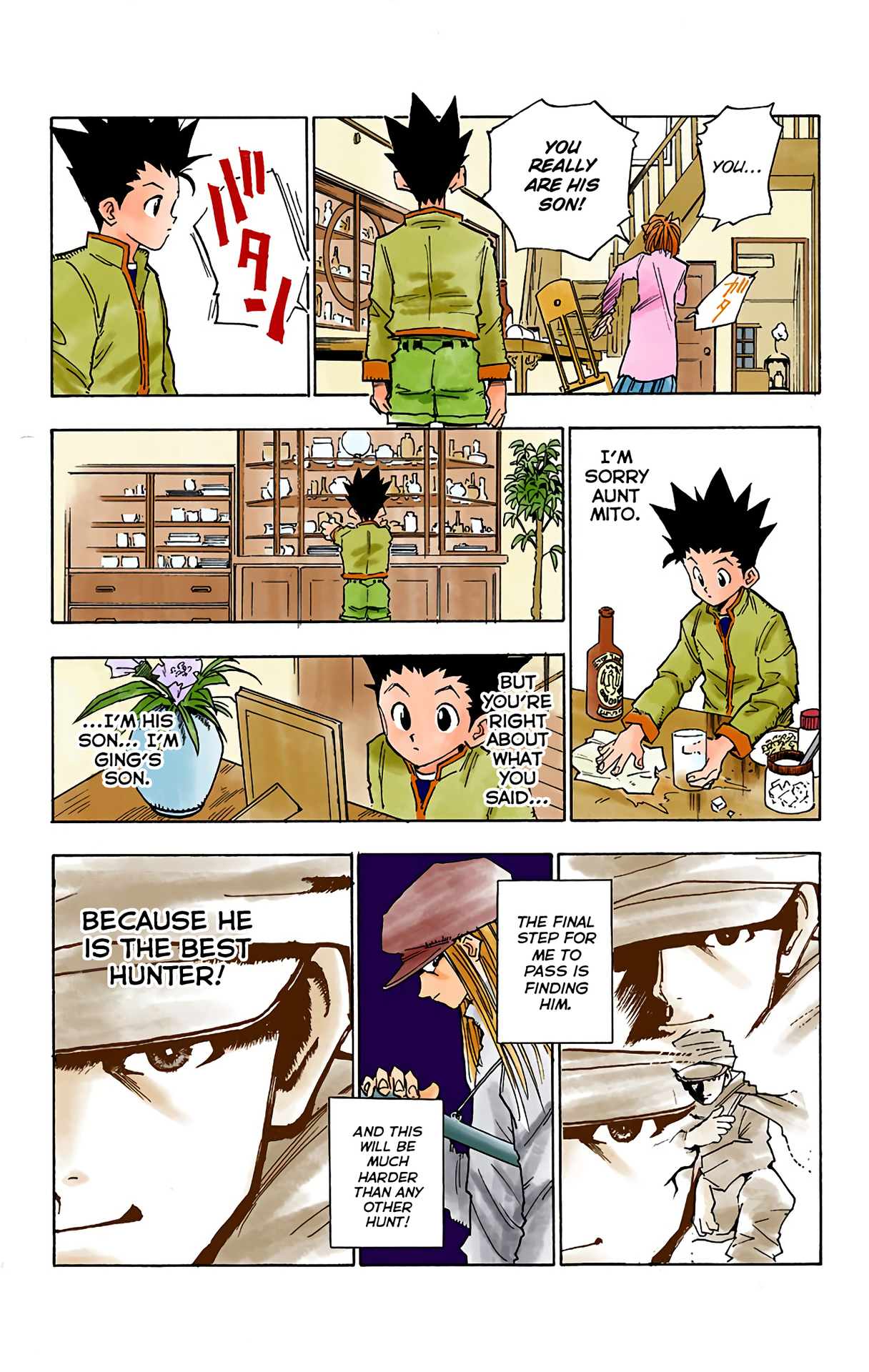 Halaman dari HUNTER x HUNTER (Official Colored) Chapter 1