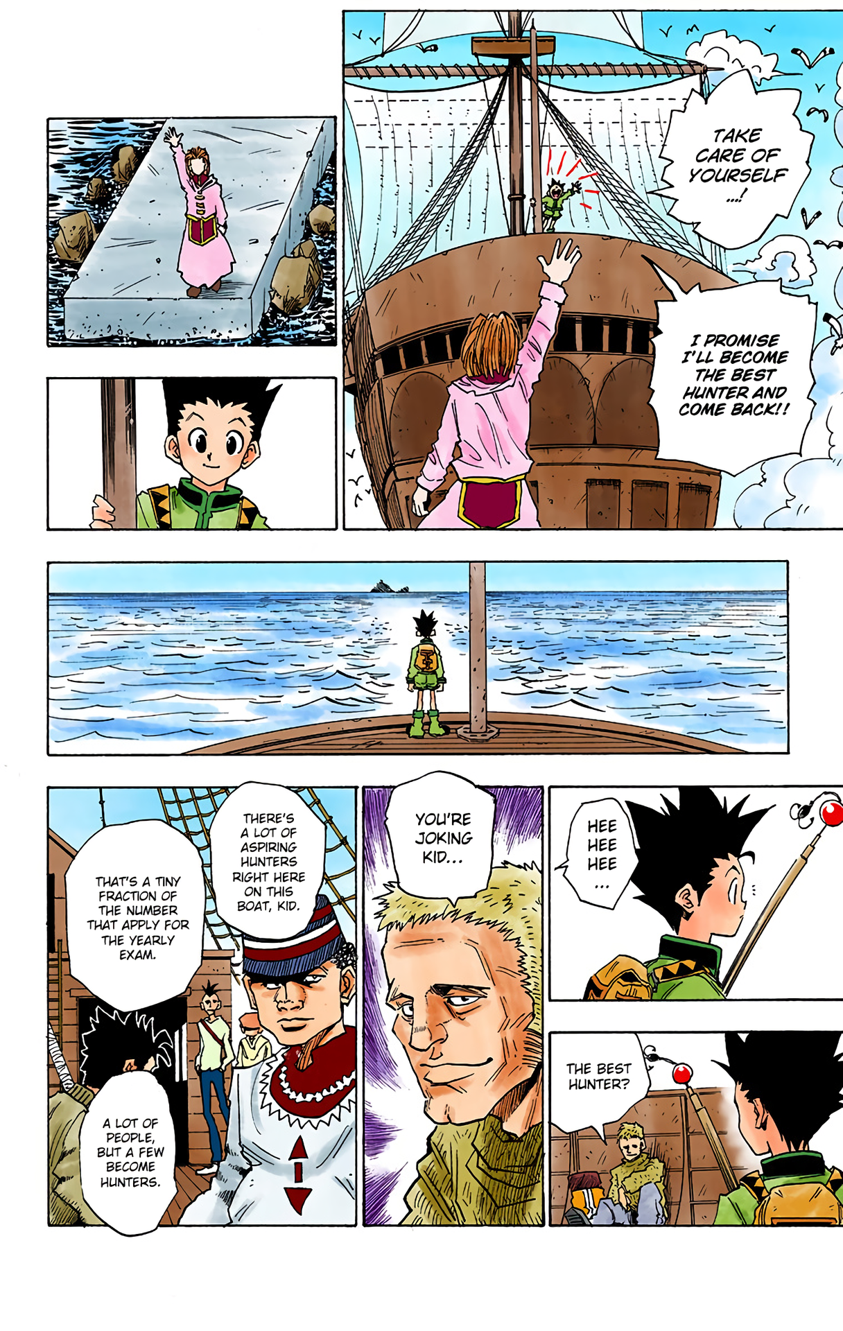 Halaman dari HUNTER x HUNTER (Official Colored) Chapter 1