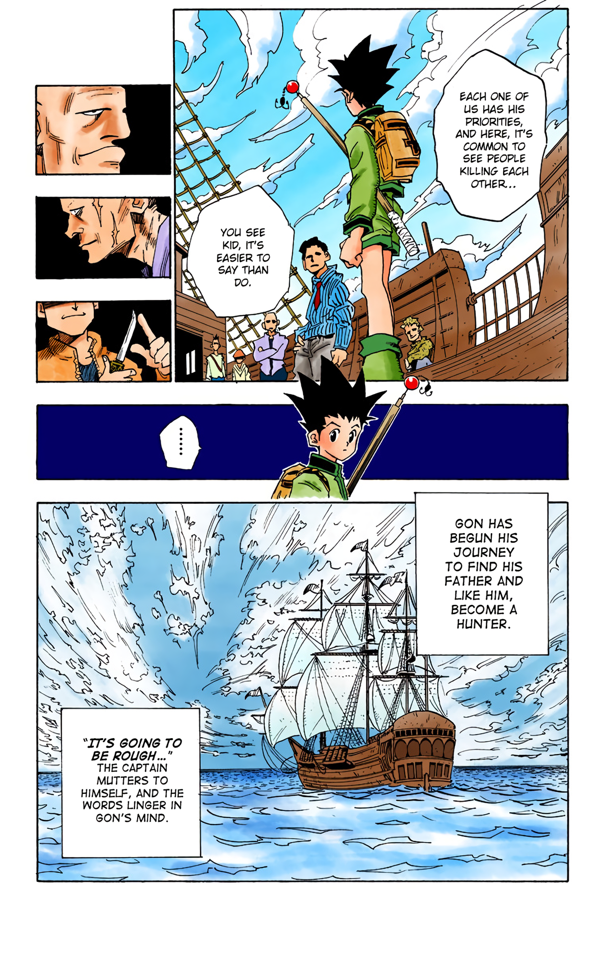 Halaman dari HUNTER x HUNTER (Official Colored) Chapter 1
