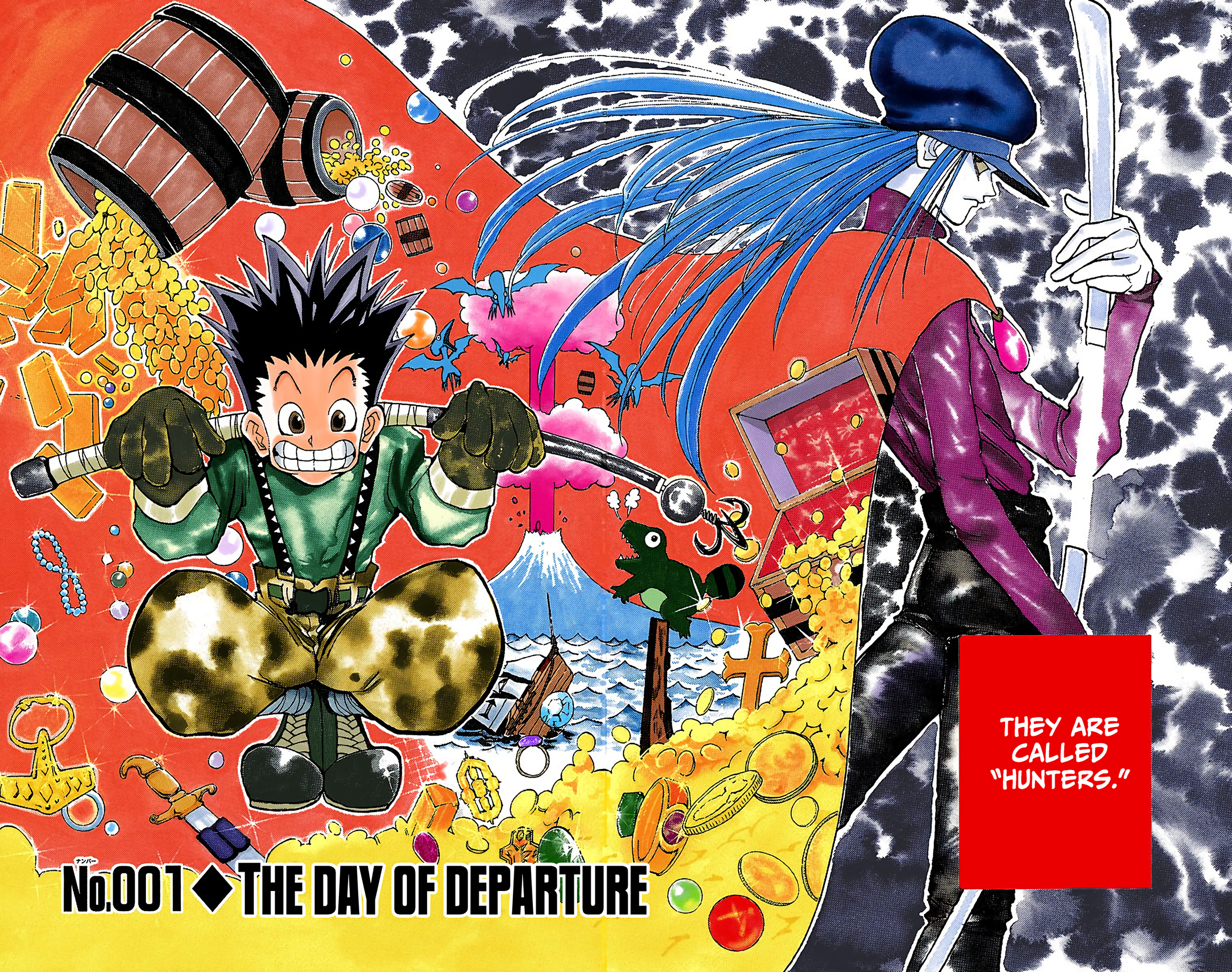 Halaman dari HUNTER x HUNTER (Official Colored) Chapter 1