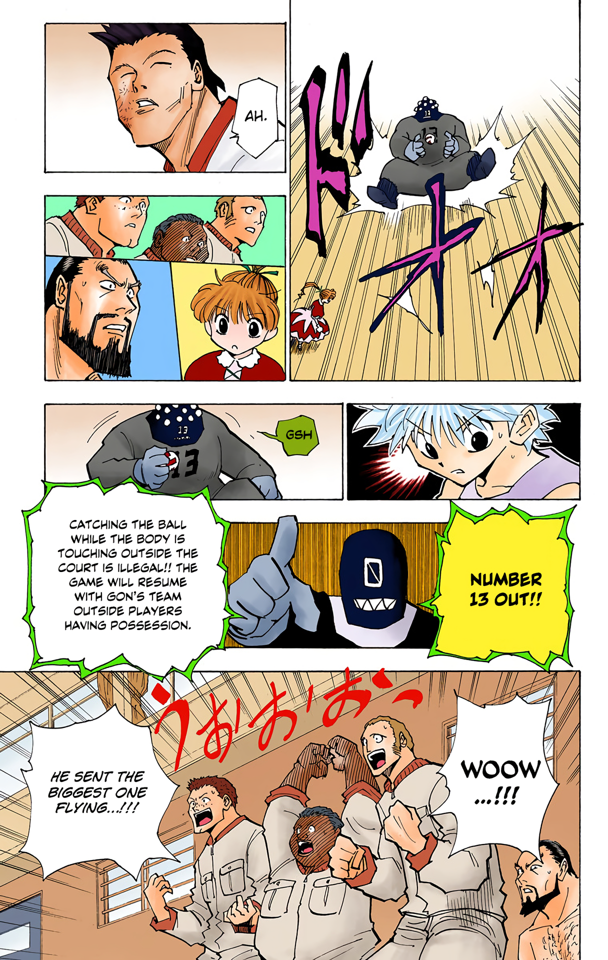 Halaman dari Hunter x Hunter (Official Colored) Chapter 165
