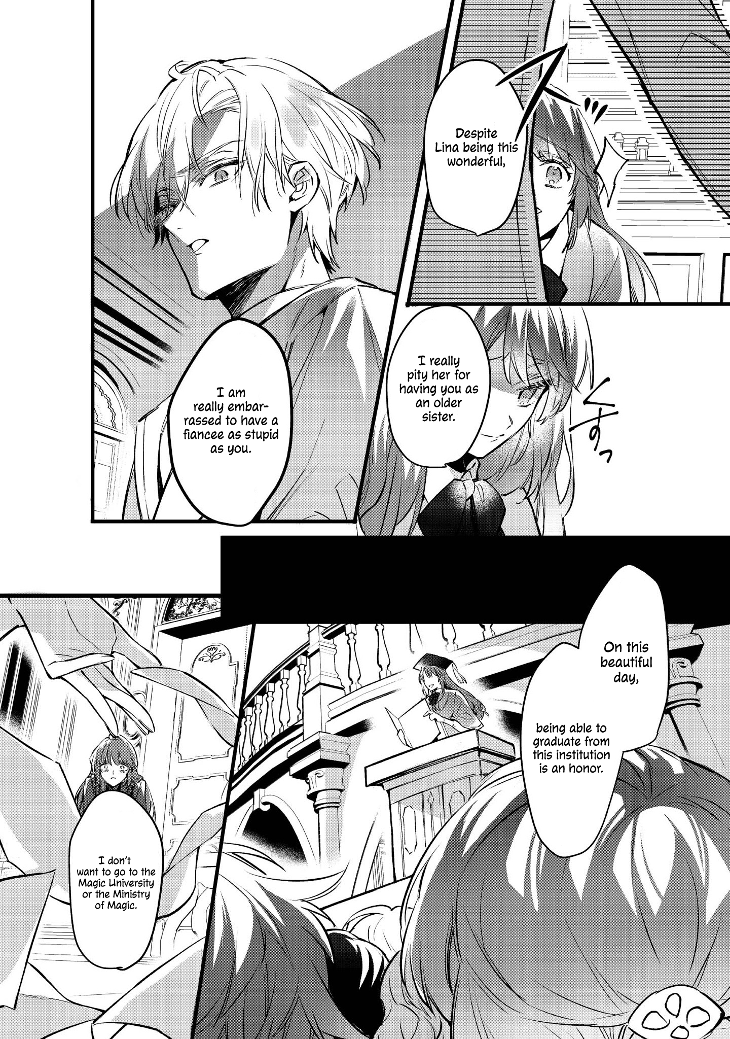 Halaman dari Konyaku Haki Sareta Kaedama Reijou, Hatsukoi no Toshiue Ouji ni Dekiai Sareru Chapter 1