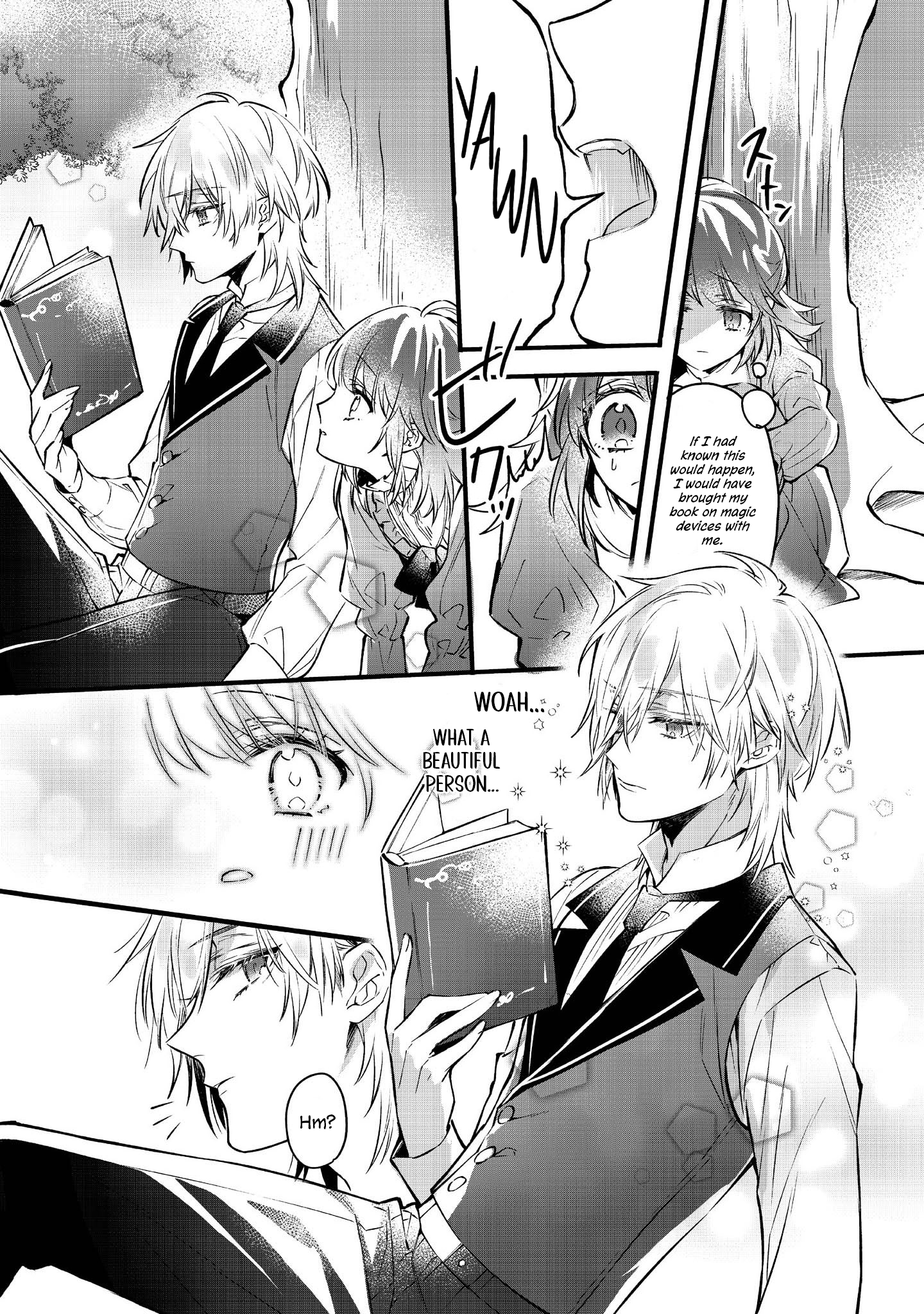 Halaman dari Konyaku Haki Sareta Kaedama Reijou, Hatsukoi no Toshiue Ouji ni Dekiai Sareru Chapter 1