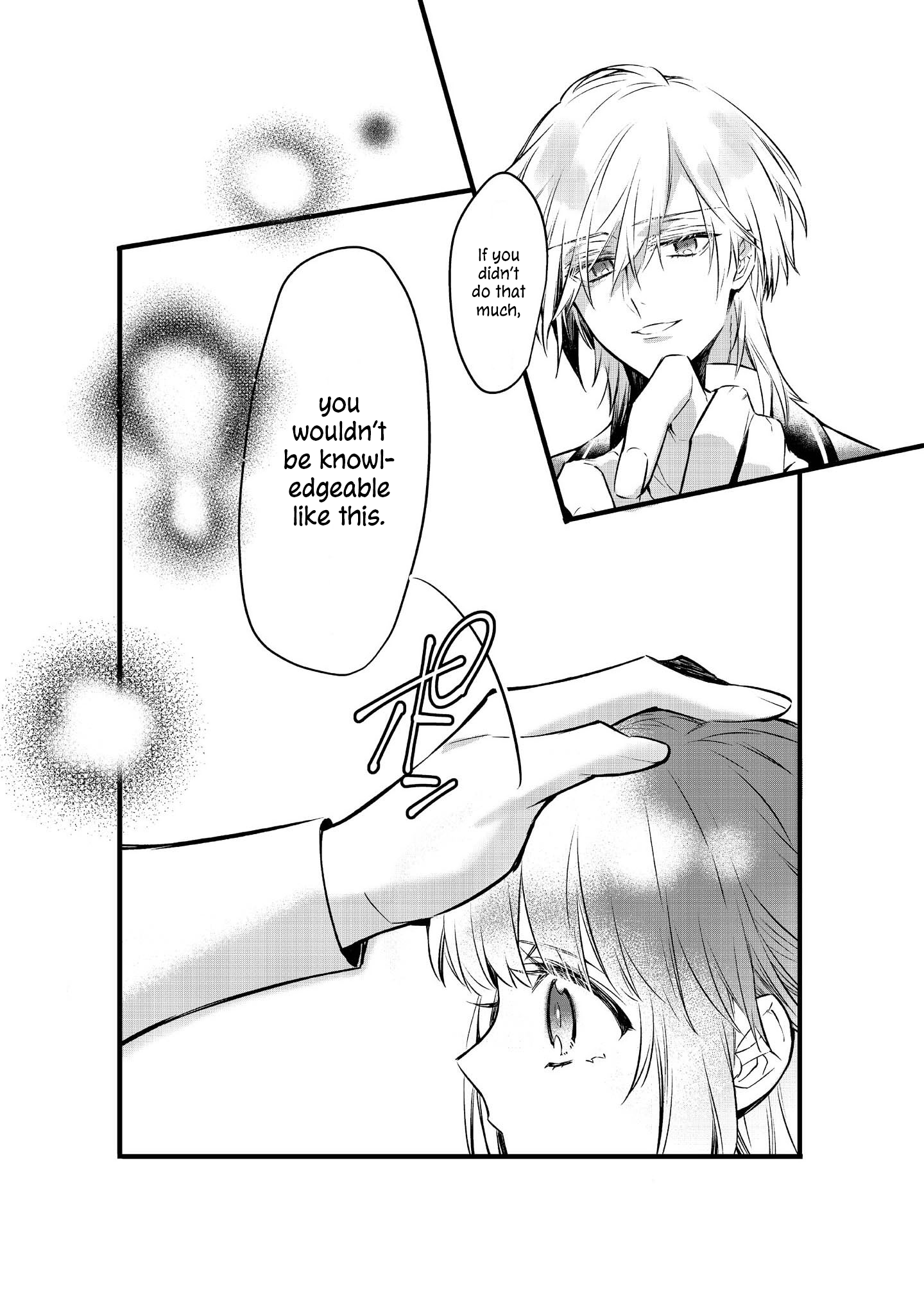 Halaman dari Konyaku Haki Sareta Kaedama Reijou, Hatsukoi no Toshiue Ouji ni Dekiai Sareru Chapter 1