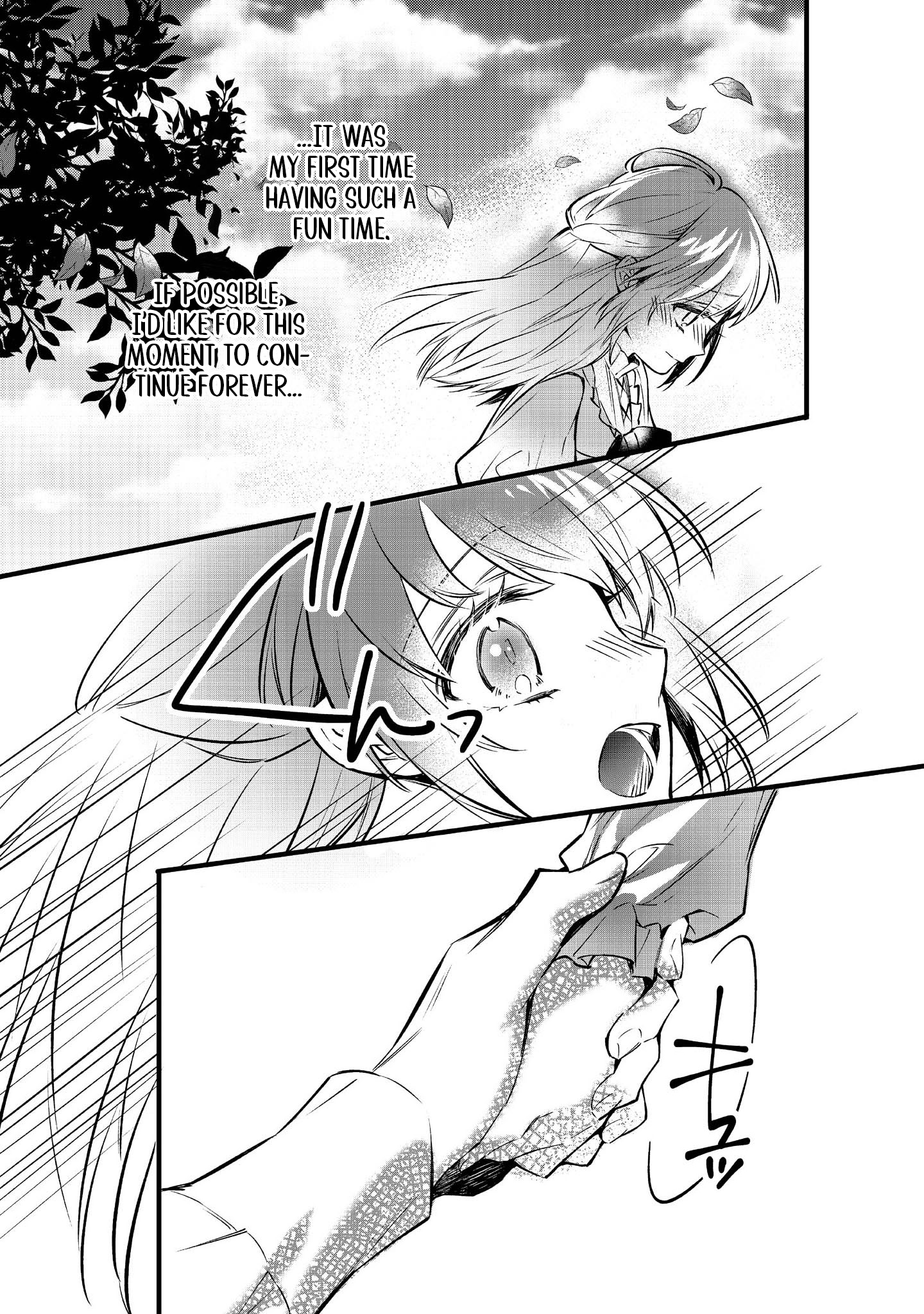 Halaman dari Konyaku Haki Sareta Kaedama Reijou, Hatsukoi no Toshiue Ouji ni Dekiai Sareru Chapter 1