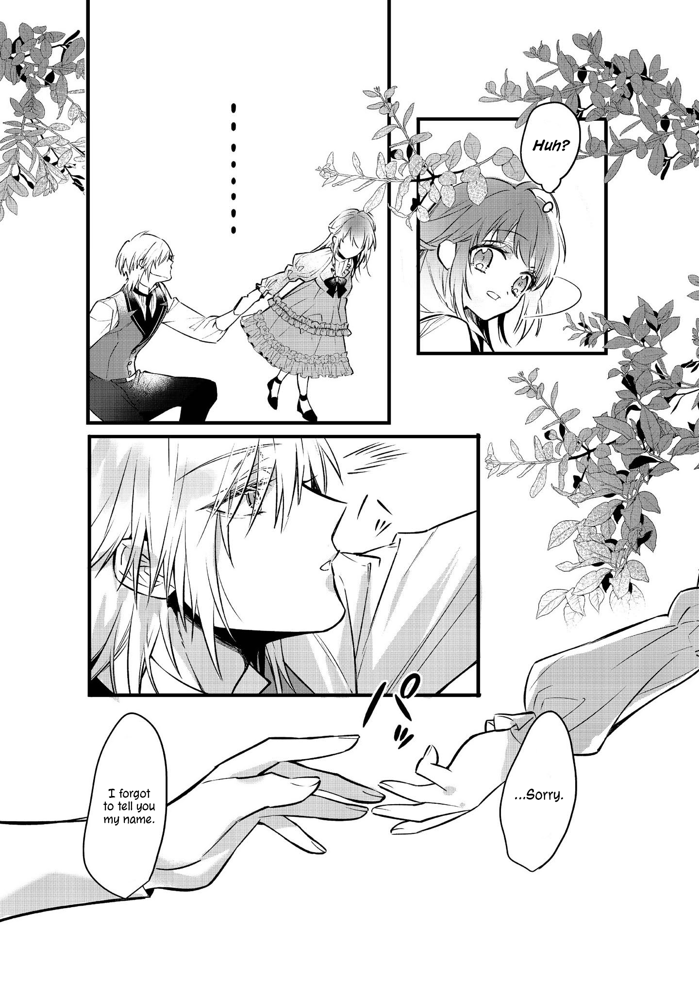 Halaman dari Konyaku Haki Sareta Kaedama Reijou, Hatsukoi no Toshiue Ouji ni Dekiai Sareru Chapter 1