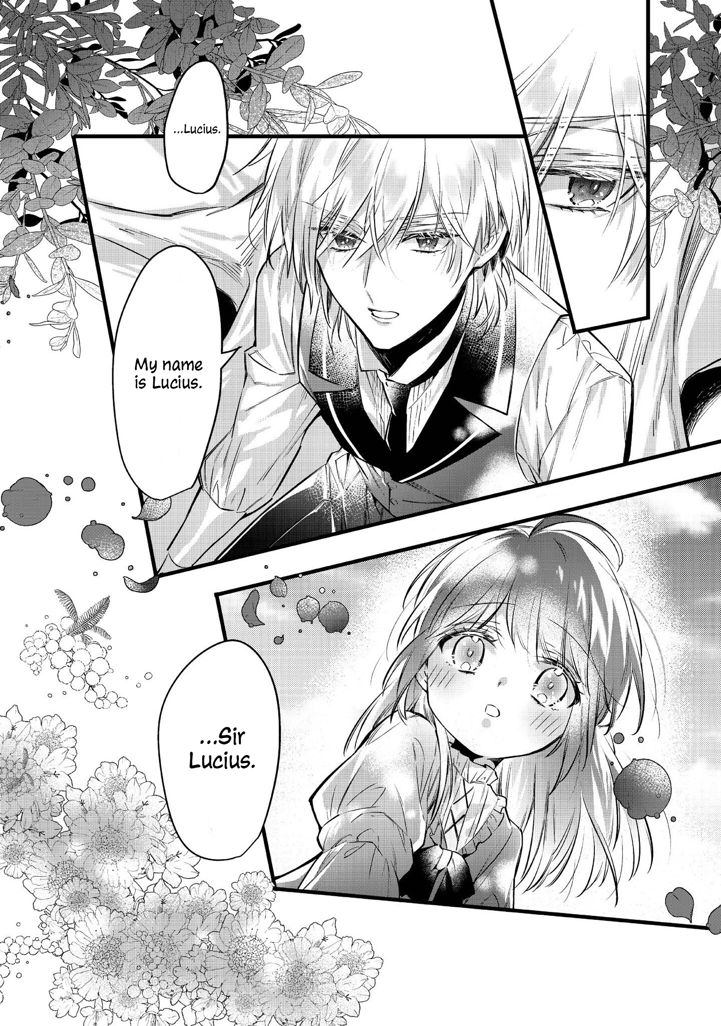Halaman dari Konyaku Haki Sareta Kaedama Reijou, Hatsukoi no Toshiue Ouji ni Dekiai Sareru Chapter 1