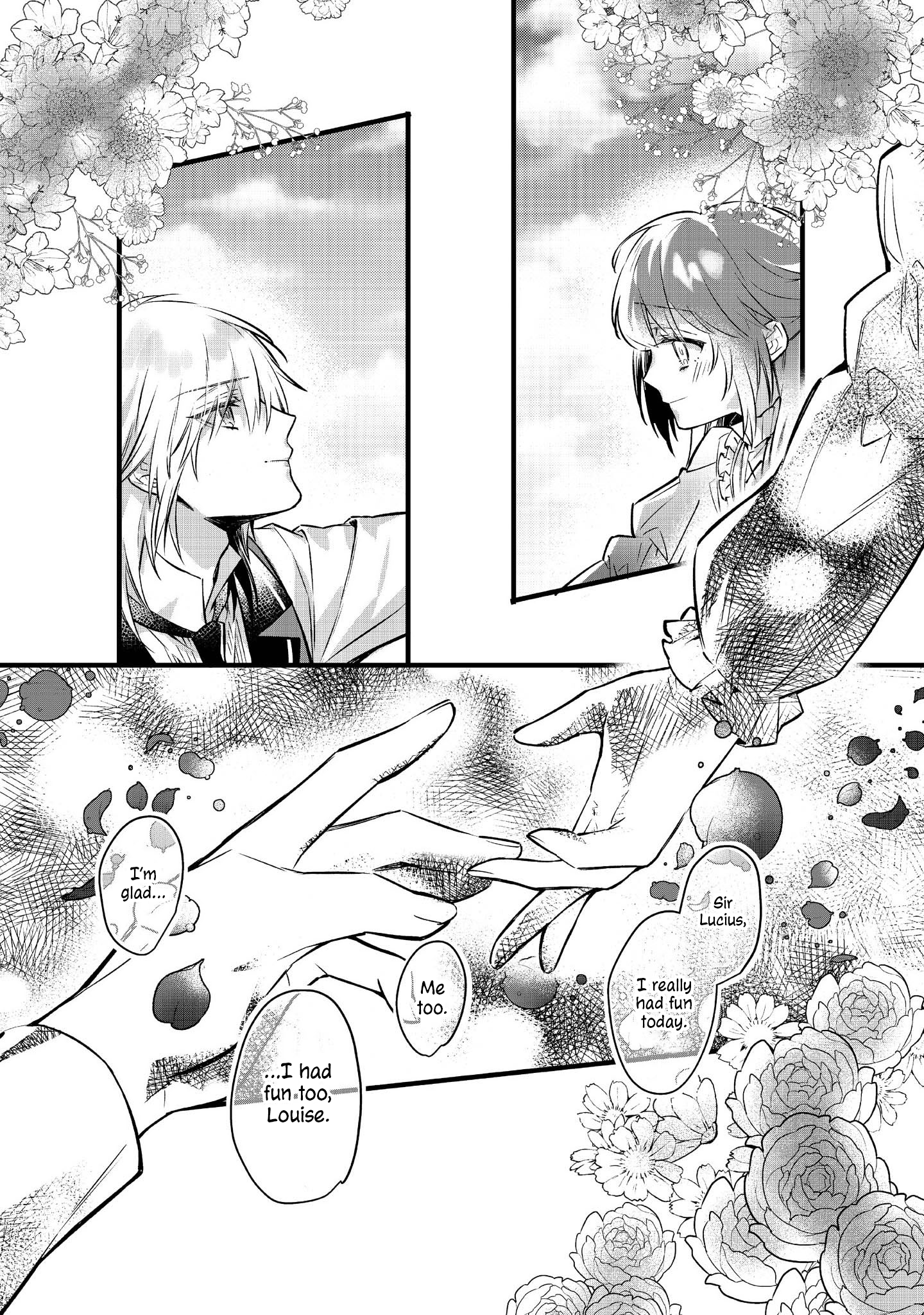 Halaman dari Konyaku Haki Sareta Kaedama Reijou, Hatsukoi no Toshiue Ouji ni Dekiai Sareru Chapter 1