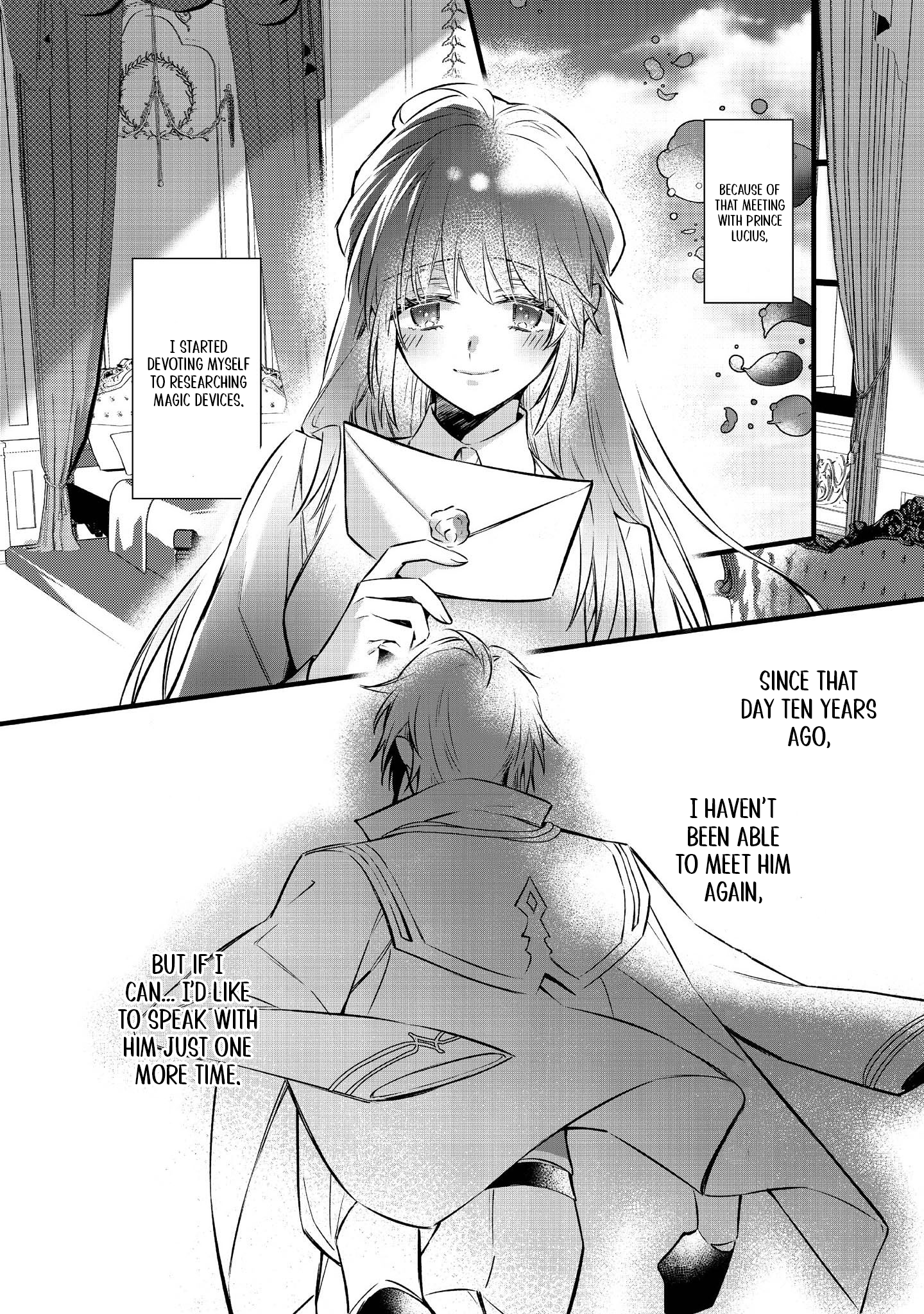 Halaman dari Konyaku Haki Sareta Kaedama Reijou, Hatsukoi no Toshiue Ouji ni Dekiai Sareru Chapter 1