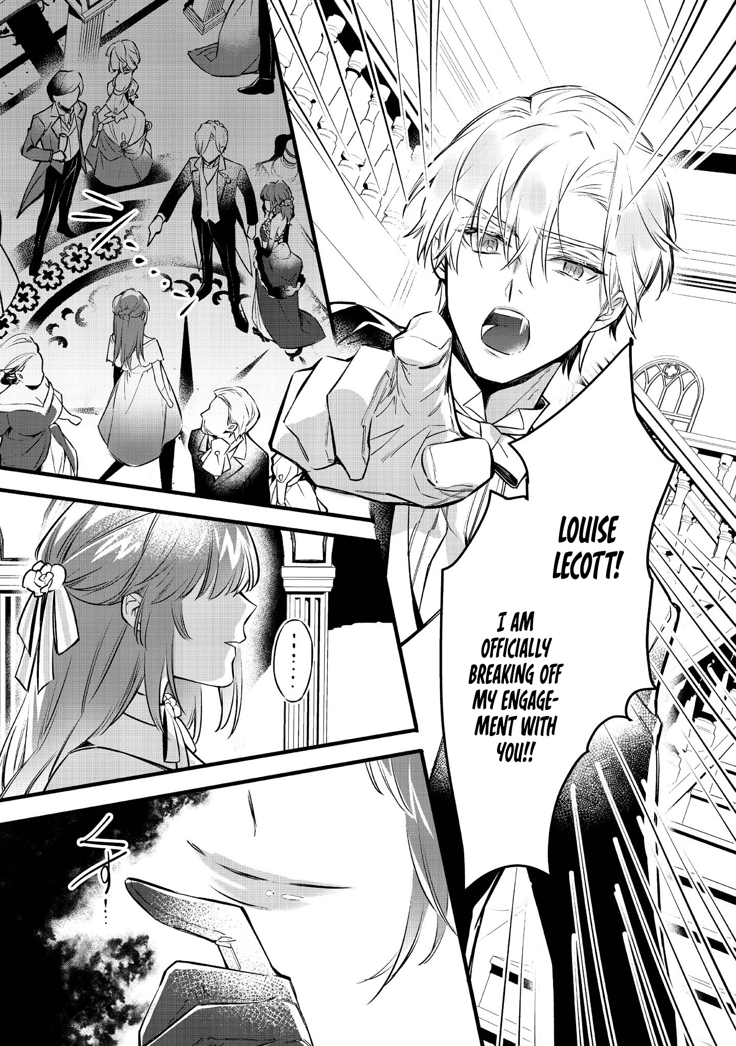 Halaman dari Konyaku Haki Sareta Kaedama Reijou, Hatsukoi no Toshiue Ouji ni Dekiai Sareru Chapter 1