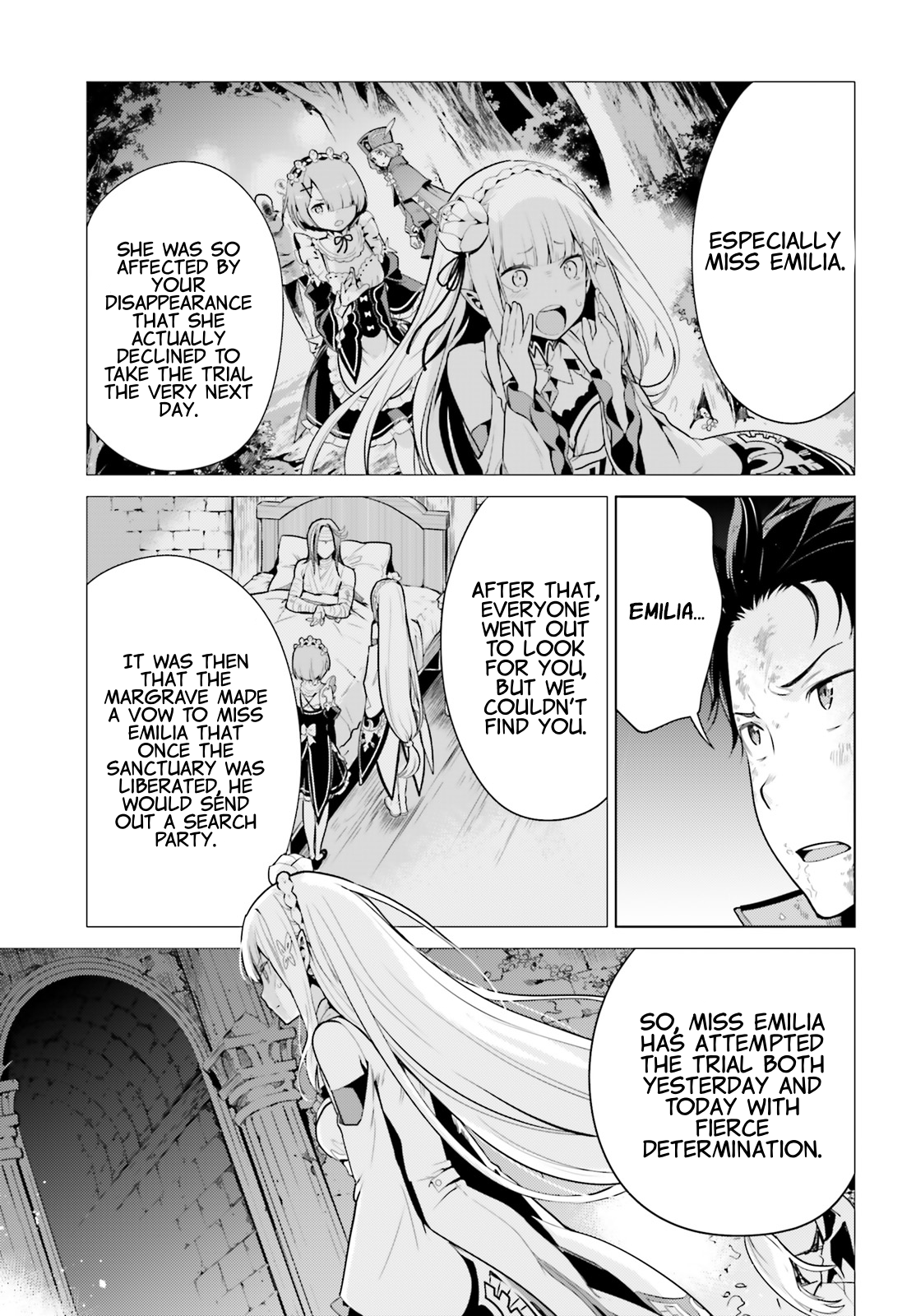 Halaman dari Re:Zero kara Hajimeru Isekai Seikatsu: Dai 4-shou—Seiiki to Gouyoku no Majo Chapter 18