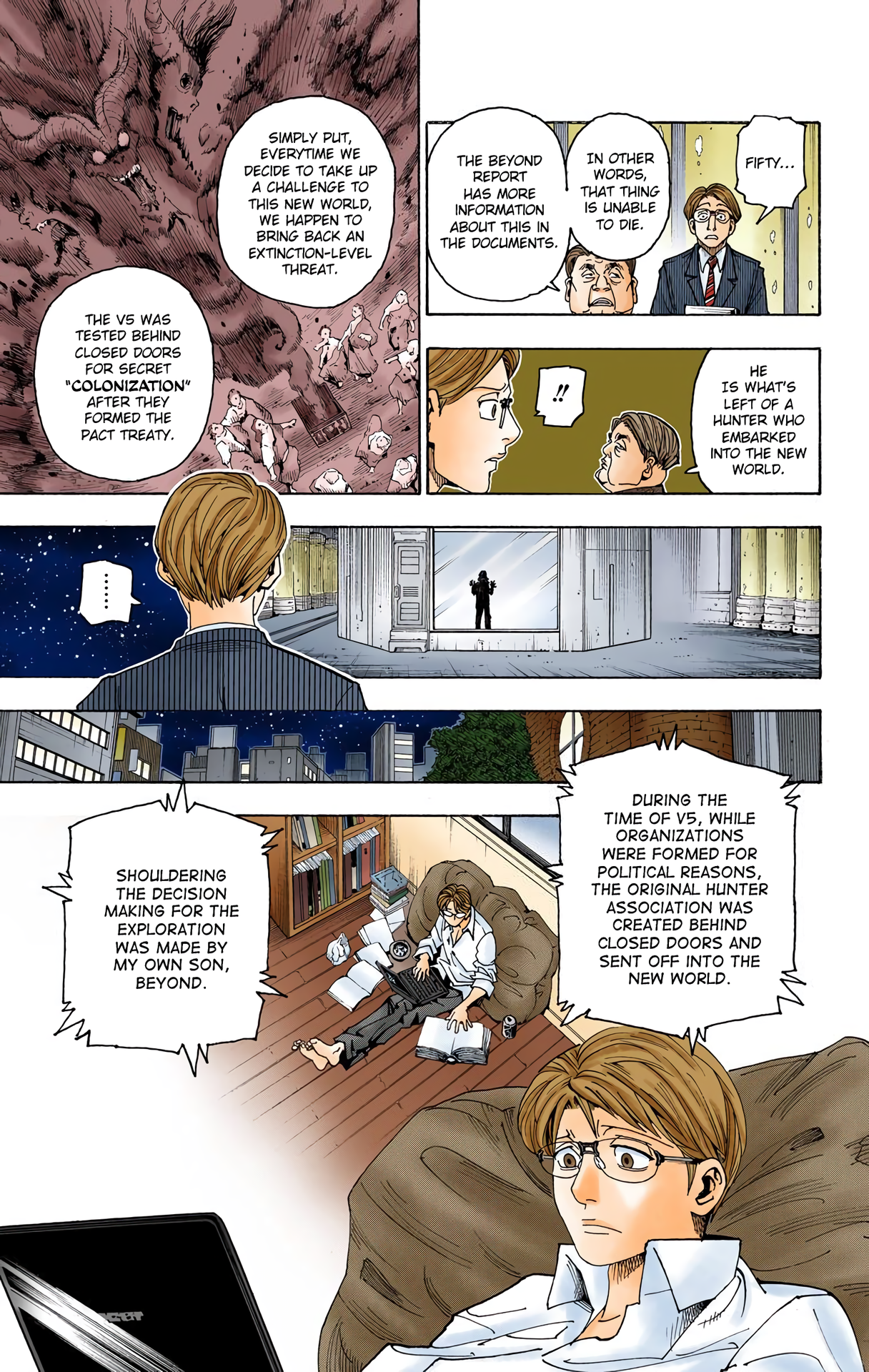 Halaman dari Hunter x Hunter (Official Colored) Chapter 341