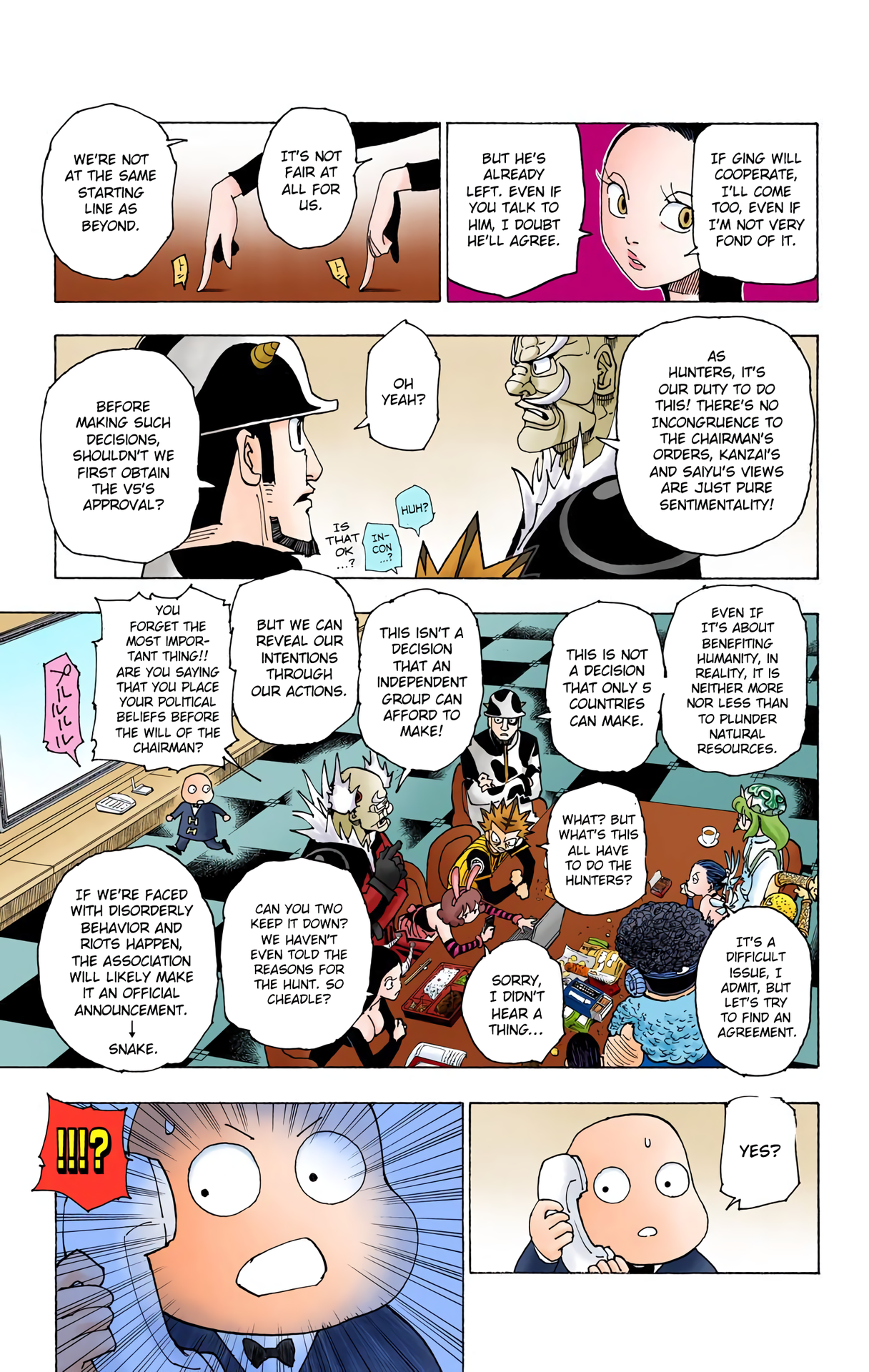 Halaman dari Hunter x Hunter (Official Colored) Chapter 341