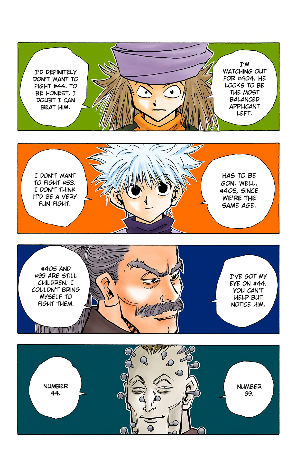 Halaman dari HUNTER x HUNTER (Official Colored) Chapter 32