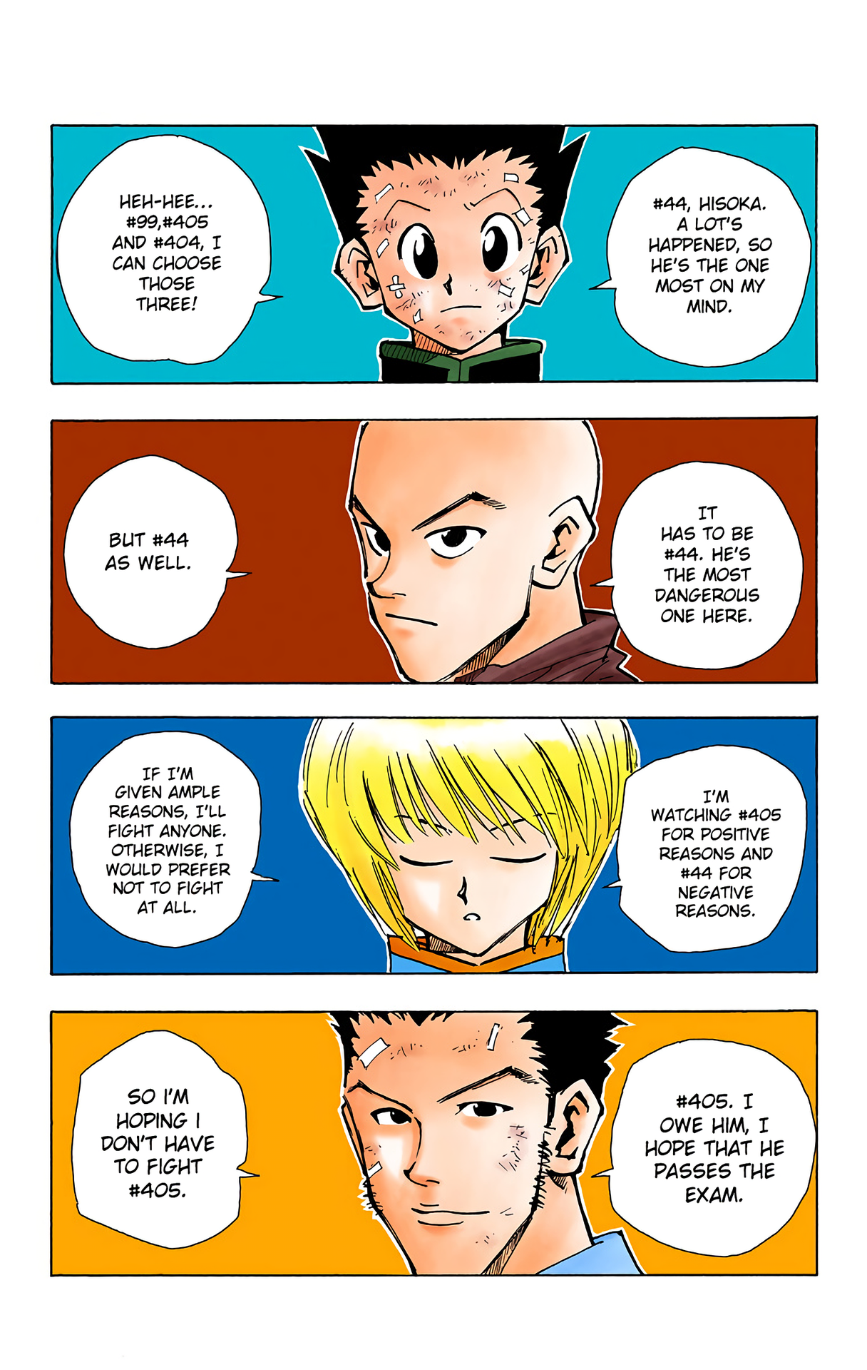 Halaman dari HUNTER x HUNTER (Official Colored) Chapter 32