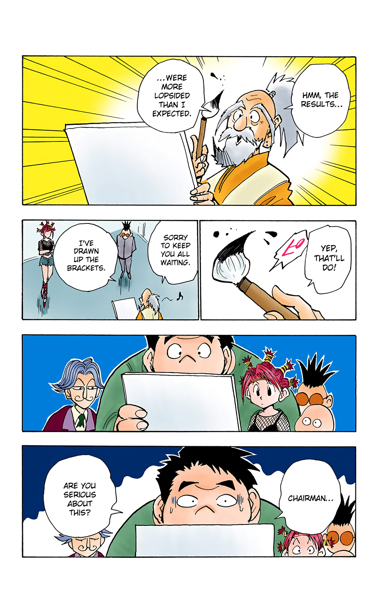 Halaman dari HUNTER x HUNTER (Official Colored) Chapter 32