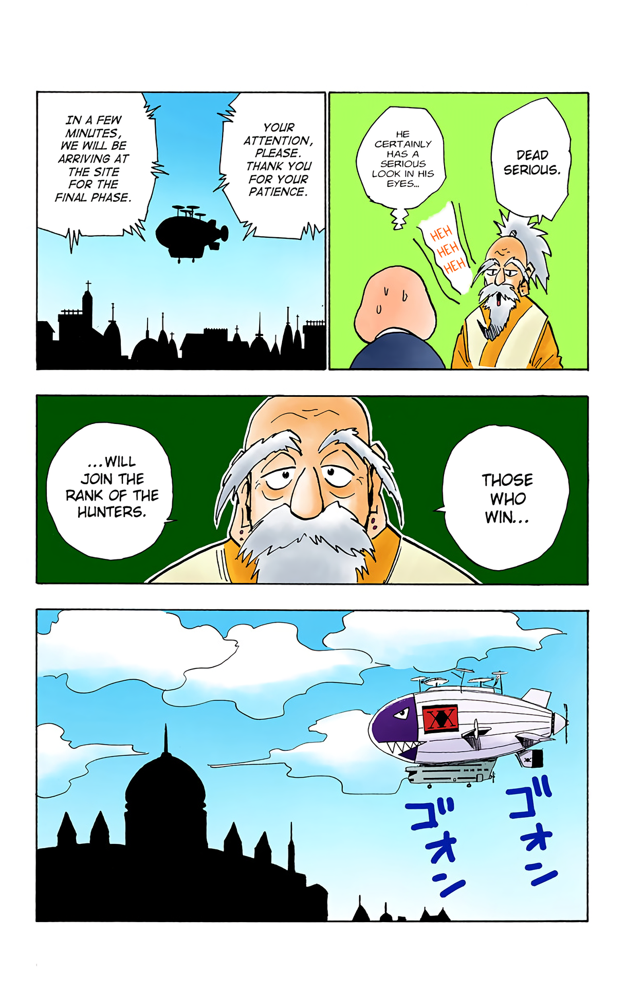 Halaman dari HUNTER x HUNTER (Official Colored) Chapter 32