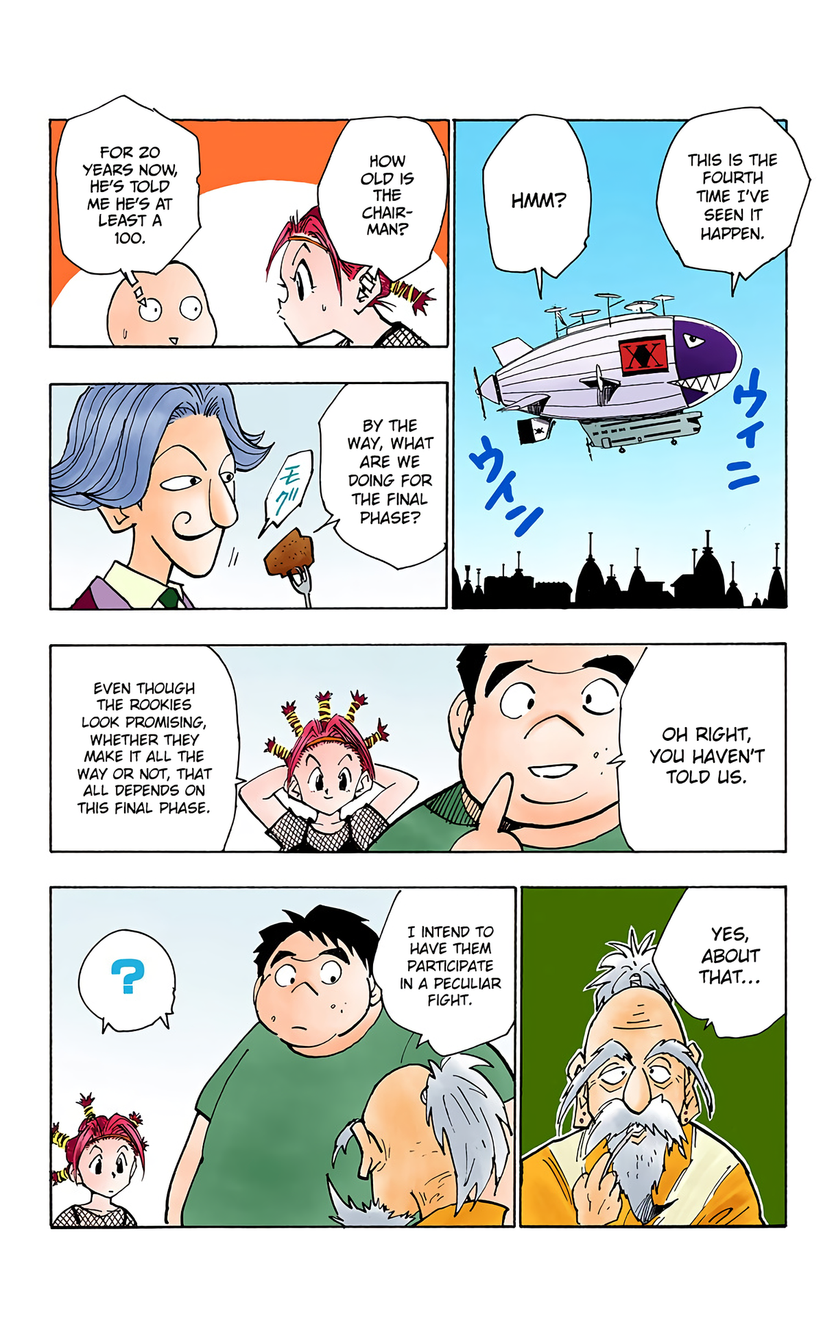 Halaman dari HUNTER x HUNTER (Official Colored) Chapter 32