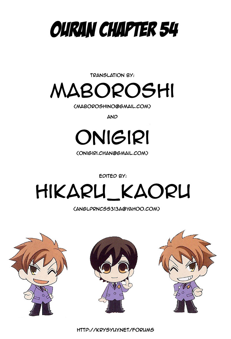 Halaman dari Ouran High School Host Club Chapter 54