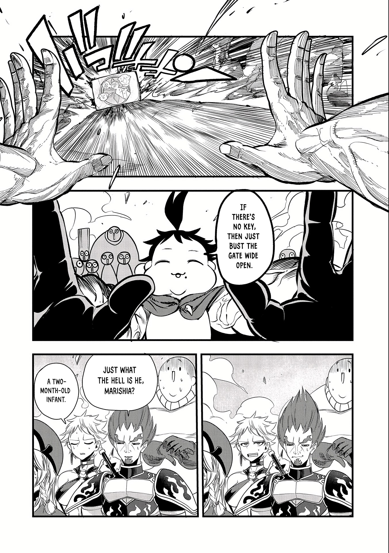 Halaman dari Umareta Chokugo ni Suterareta kedo, Zensei ga Taikensha datta node Yoyuu de Ikitemasu ~Saikyou Akachan Daibousou~ Chapter 16