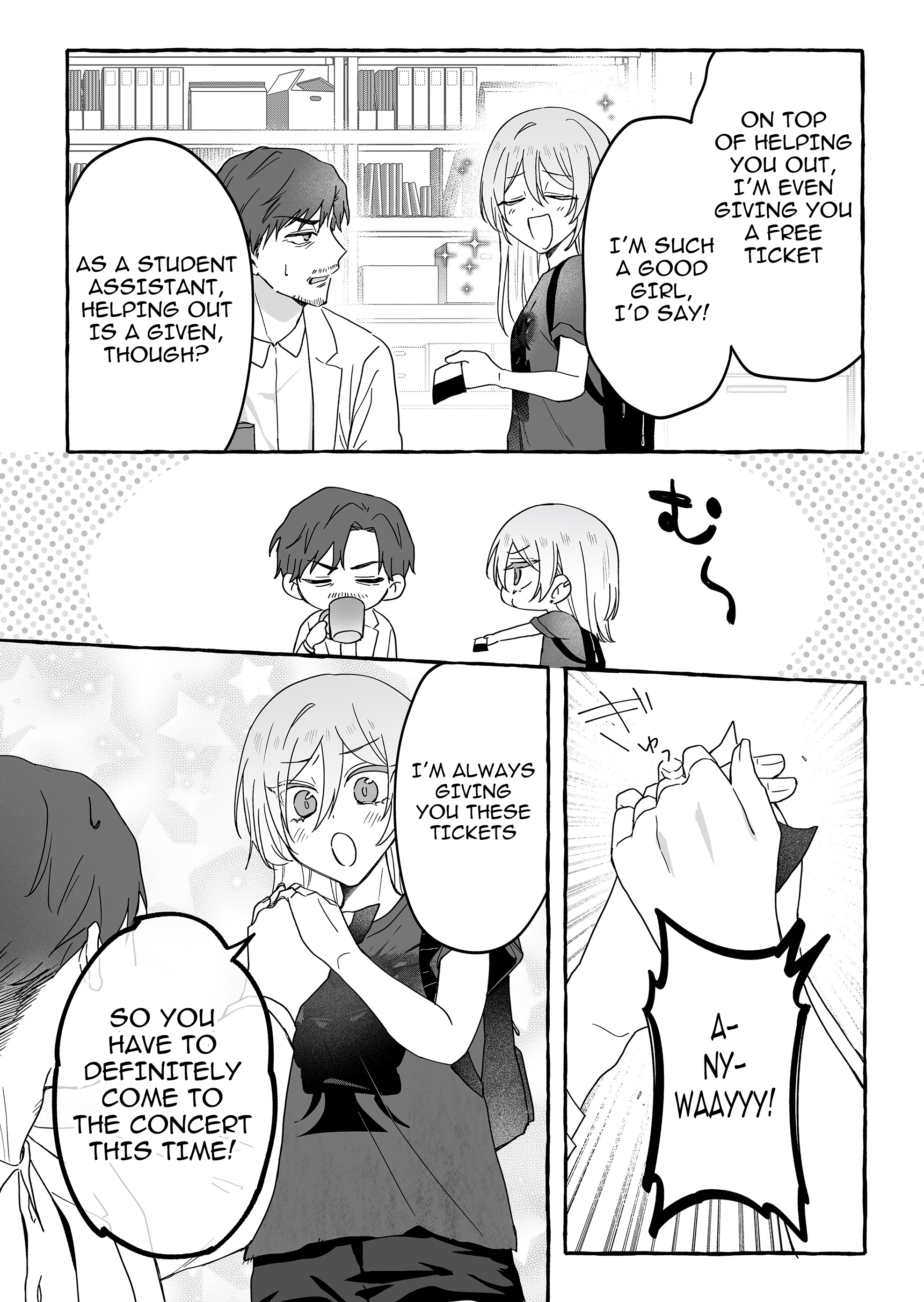 Halaman dari Damedol to Sekai ni Hitori Dake no Fan Chapter 37