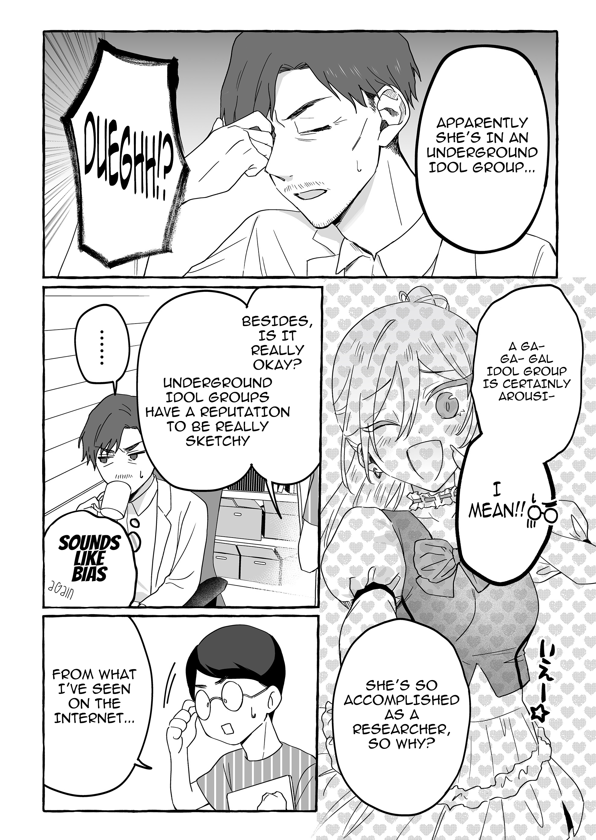 Halaman dari Damedol to Sekai ni Hitori Dake no Fan Chapter 37