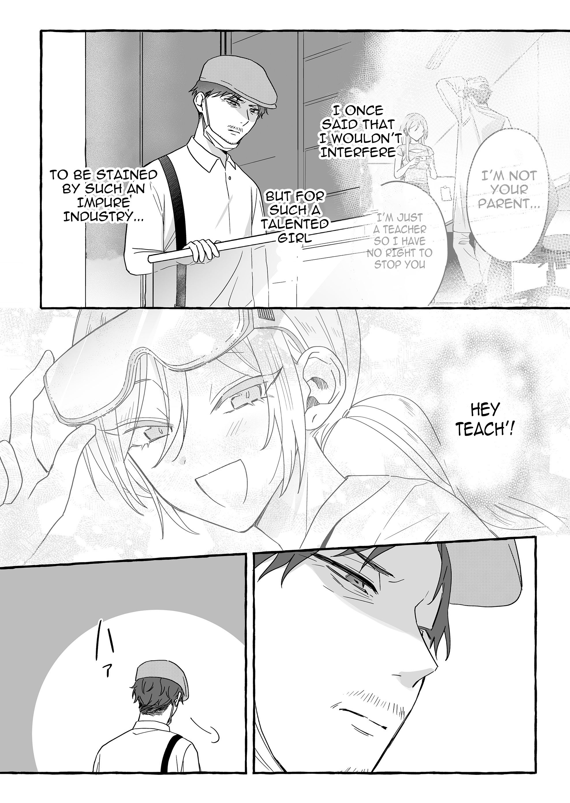 Halaman dari Damedol to Sekai ni Hitori Dake no Fan Chapter 37