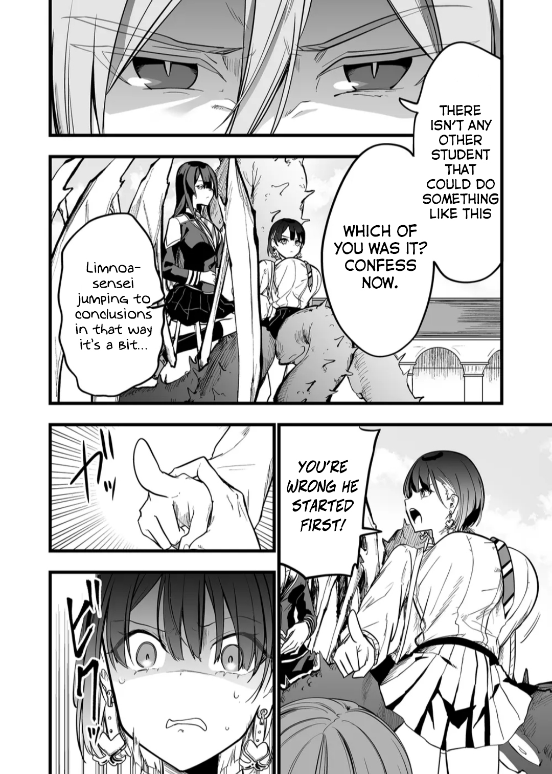 Halaman dari "Ano Toki Tasukete Itadaita Monster Musume desu." Isekai Ossan Kyoushi Totsuzen no Moteki ni Konwaku suru Chapter 9